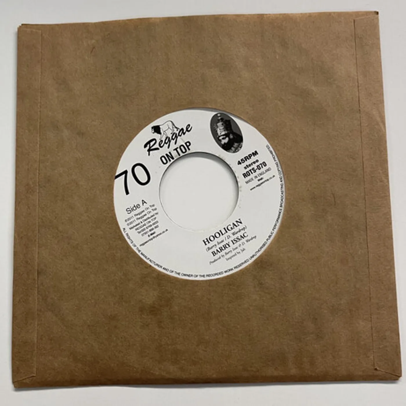 Barry Isaac Hooligan Vinyl Record