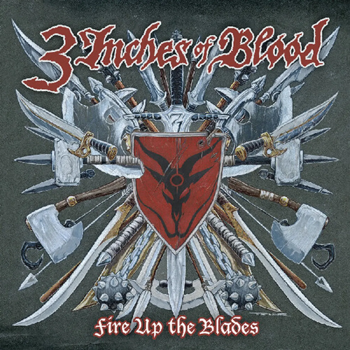 3 Inches Of Blood FIRE UP THE BLADES (EXPANDED) Vinyl Record