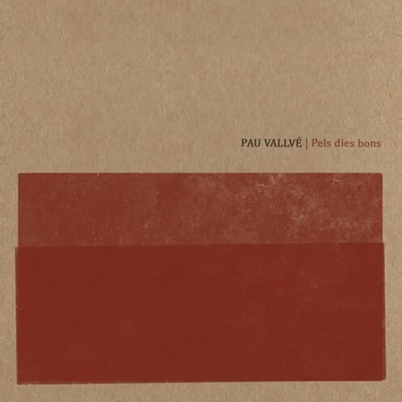 Pau Vallvé PELS DIES BONS Vinyl Record