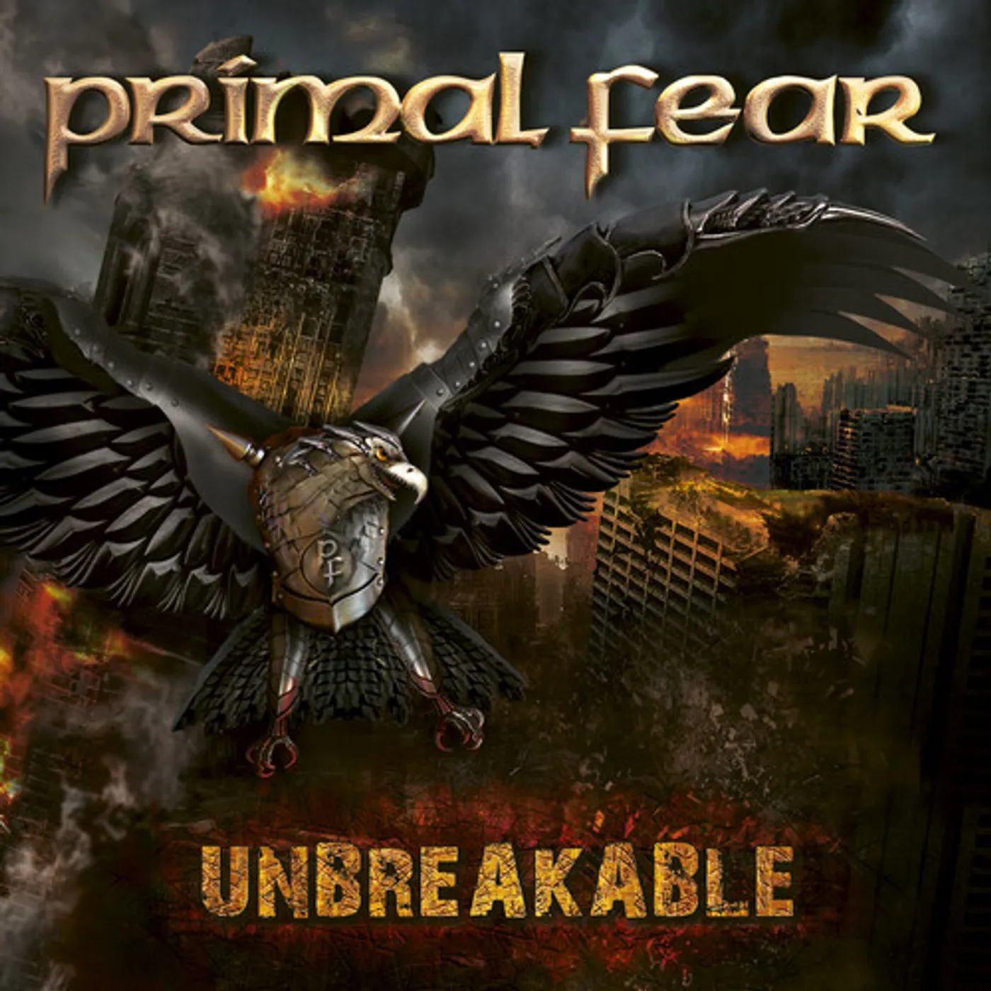 Primal Fear UNBREAKABLE - WHITE & BLACK MARBLE VINYL Vinyl Record