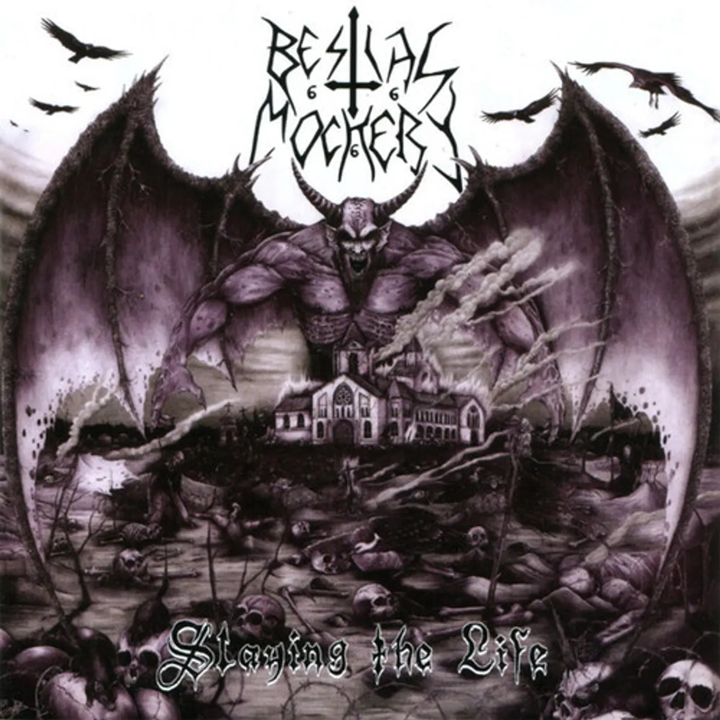 Bestial Mockery SLAYING THE LIFE CD