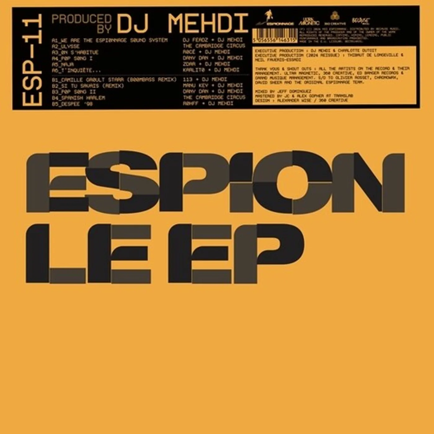 DJ Mehdi Espion Vinyl Record
