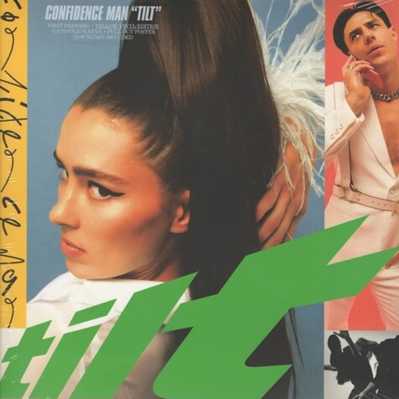 Confidence Man TILT - YELLOW Vinyl Record