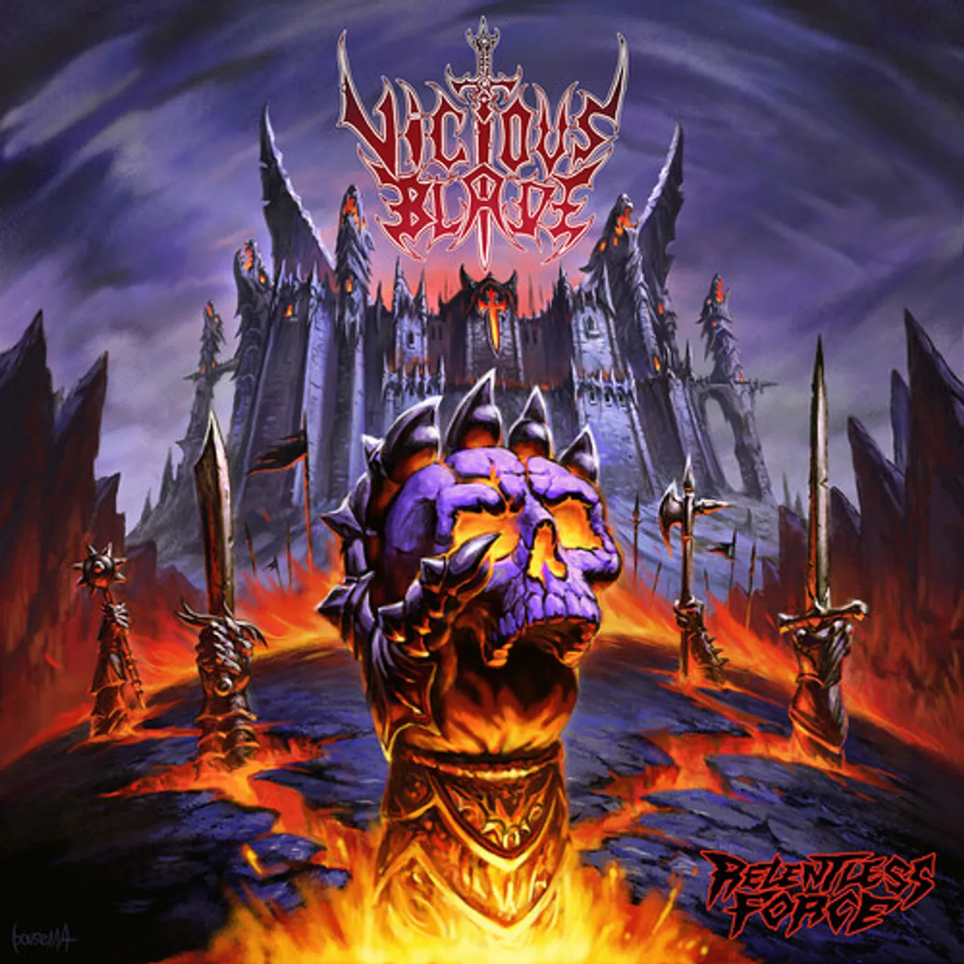 Vicious Blade RELENTLESS FORCE CD