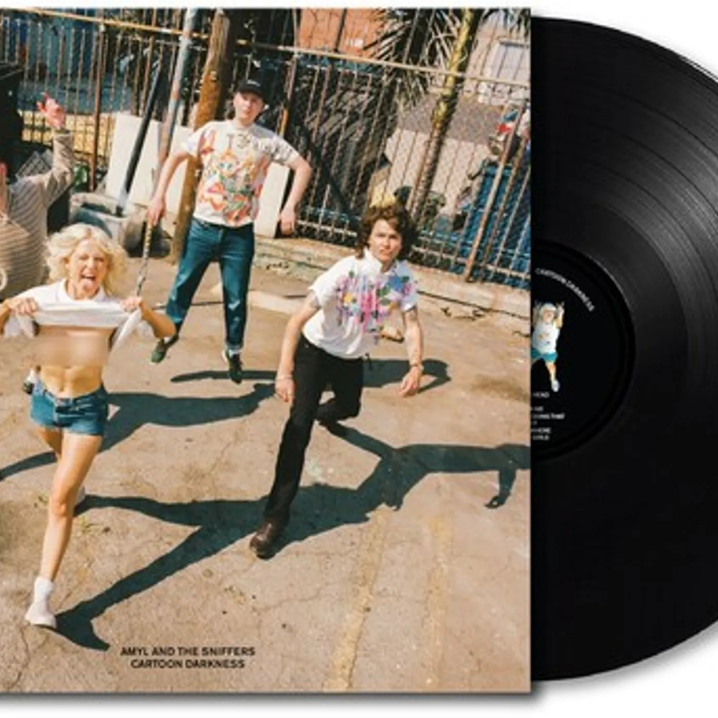 Amyl and The Sniffers Cartoon Darkness [Cartoon Black Edition] Vinyl Record