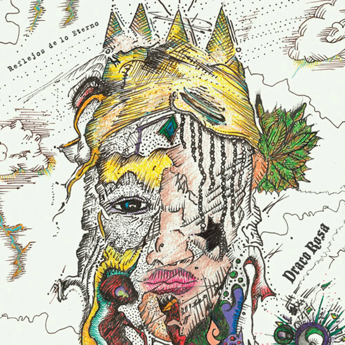 Draco Rosa Reflejos De Lo Eterno (Yellow) Vinyl Record