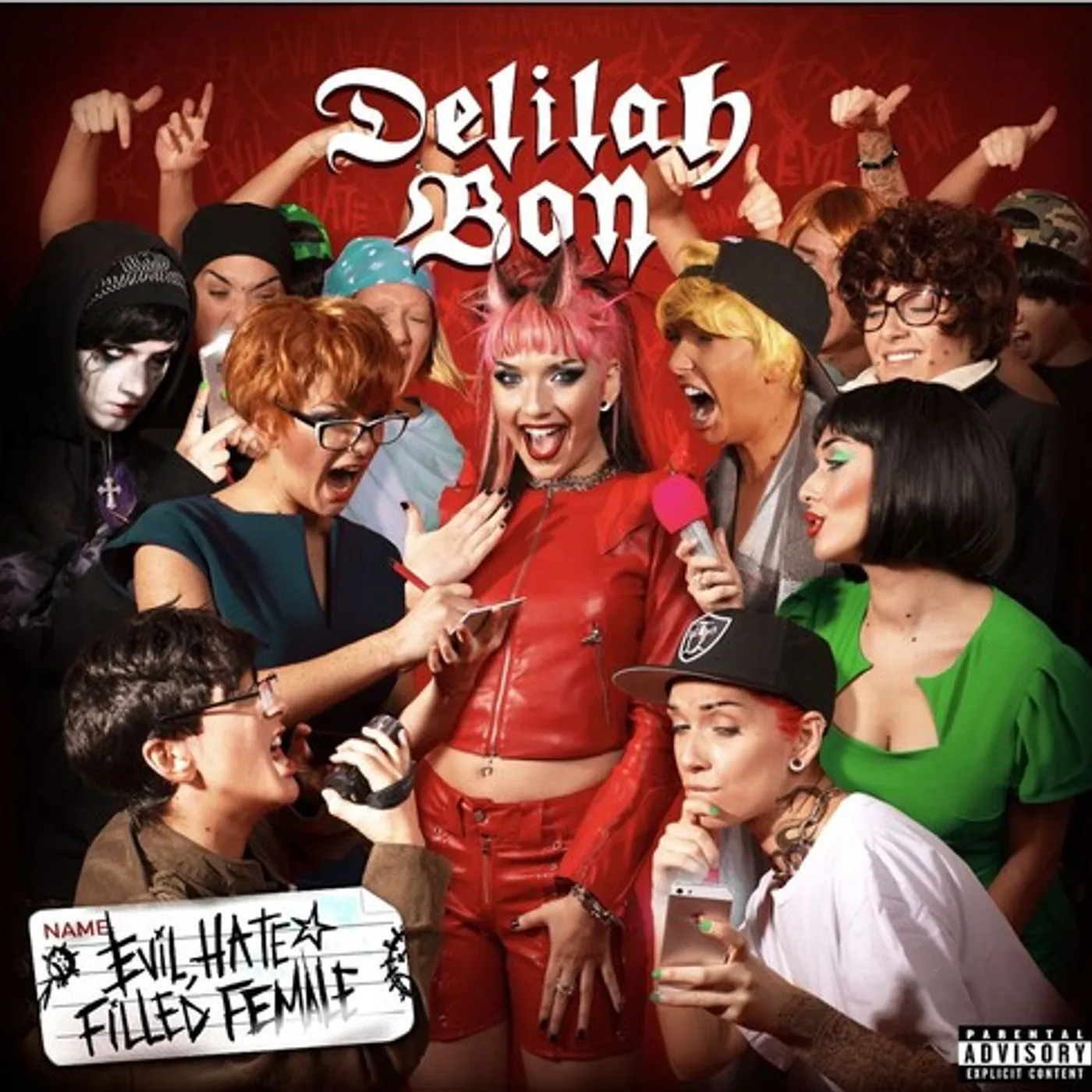 Delilah Bon EVIL HATE FILLED FEMALE CD