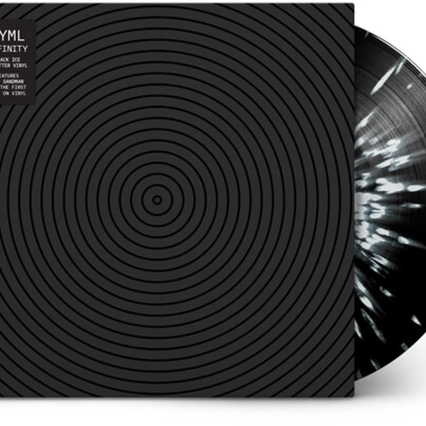 SYML Infinity (Black Ice With White Splatter) Vinyl Record