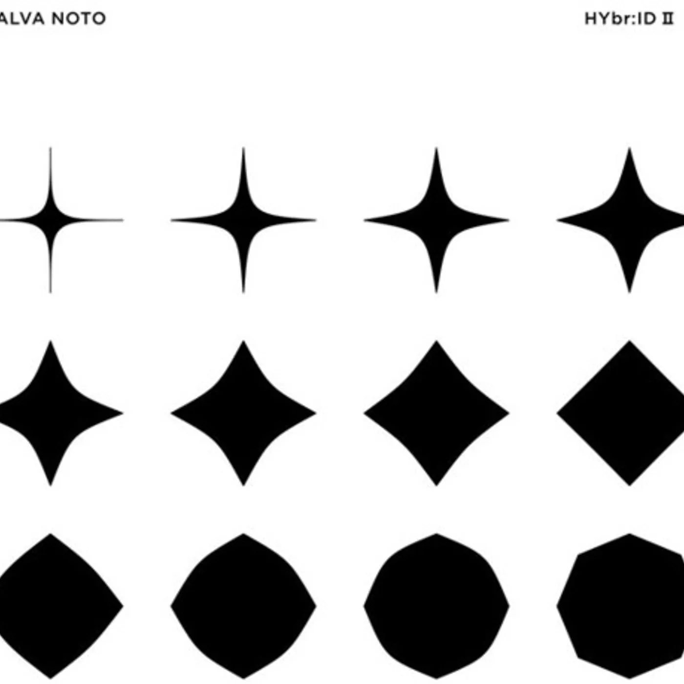 alva noto HYbr:ID II Vinyl Record