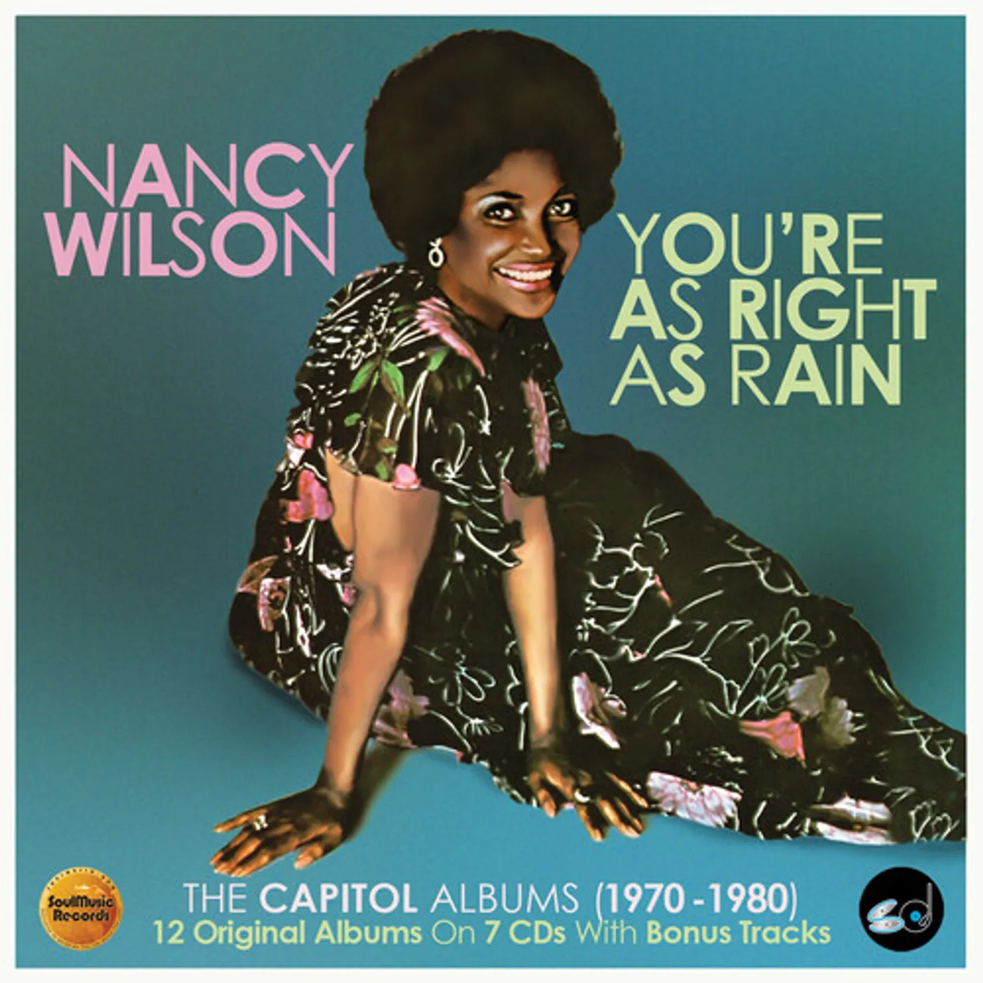 Nancy Wilson YOU'RE AS RIGHT AS RAIN: CAPITOL ALBUMS 1970-1980 CD