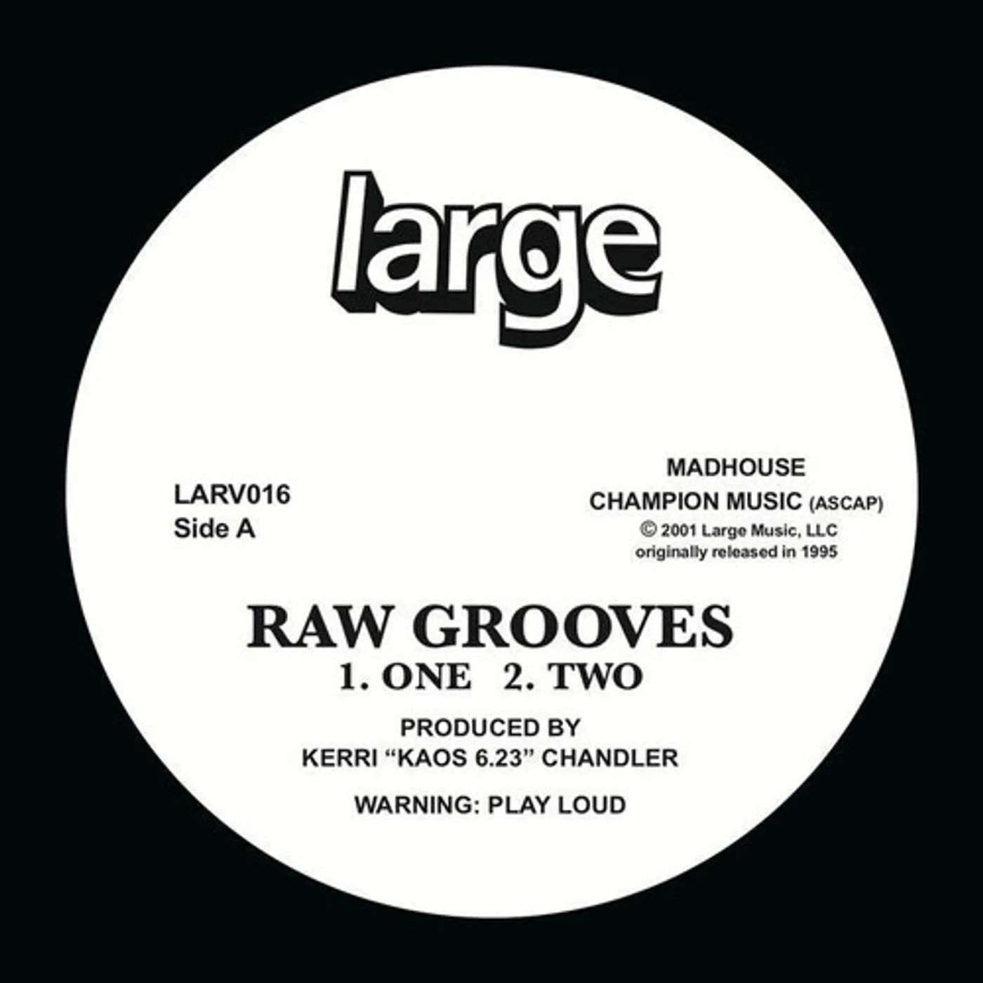 Kerri Chandler RAW GROOVES ONE Vinyl Record