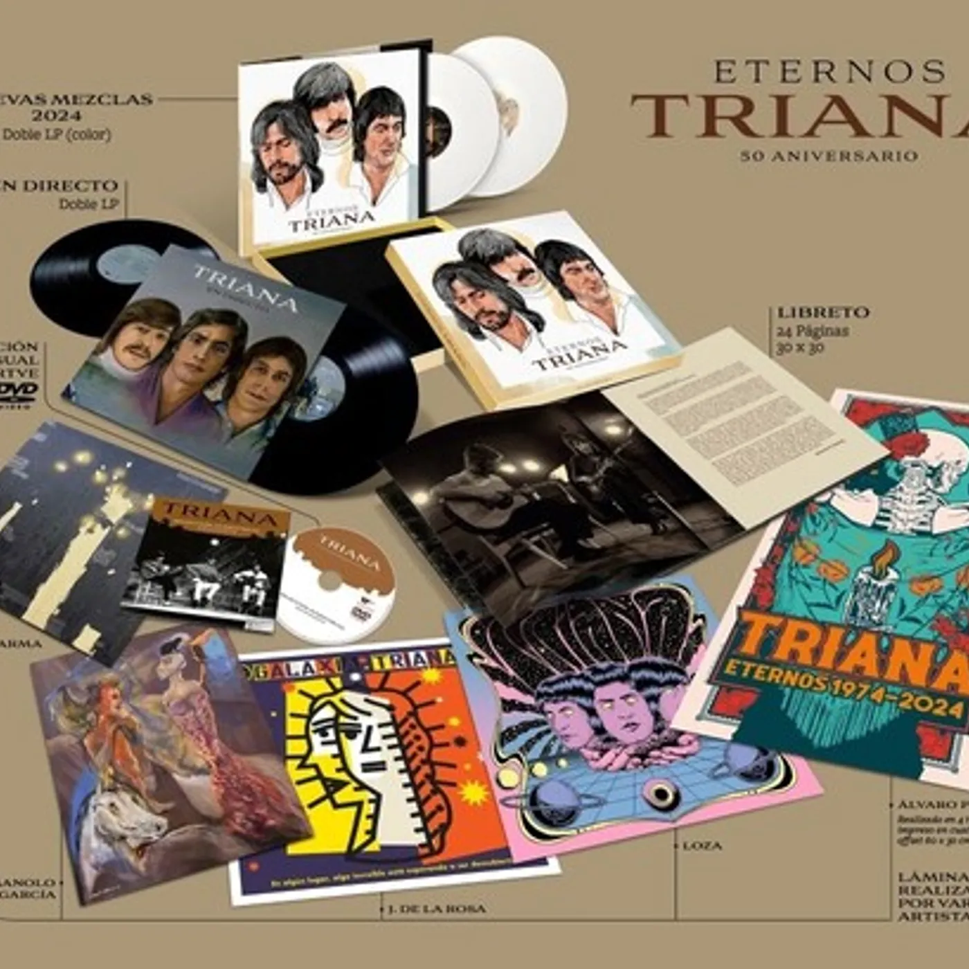 Eternos Triana (4LP+DVD Box Set) Vinyl Record