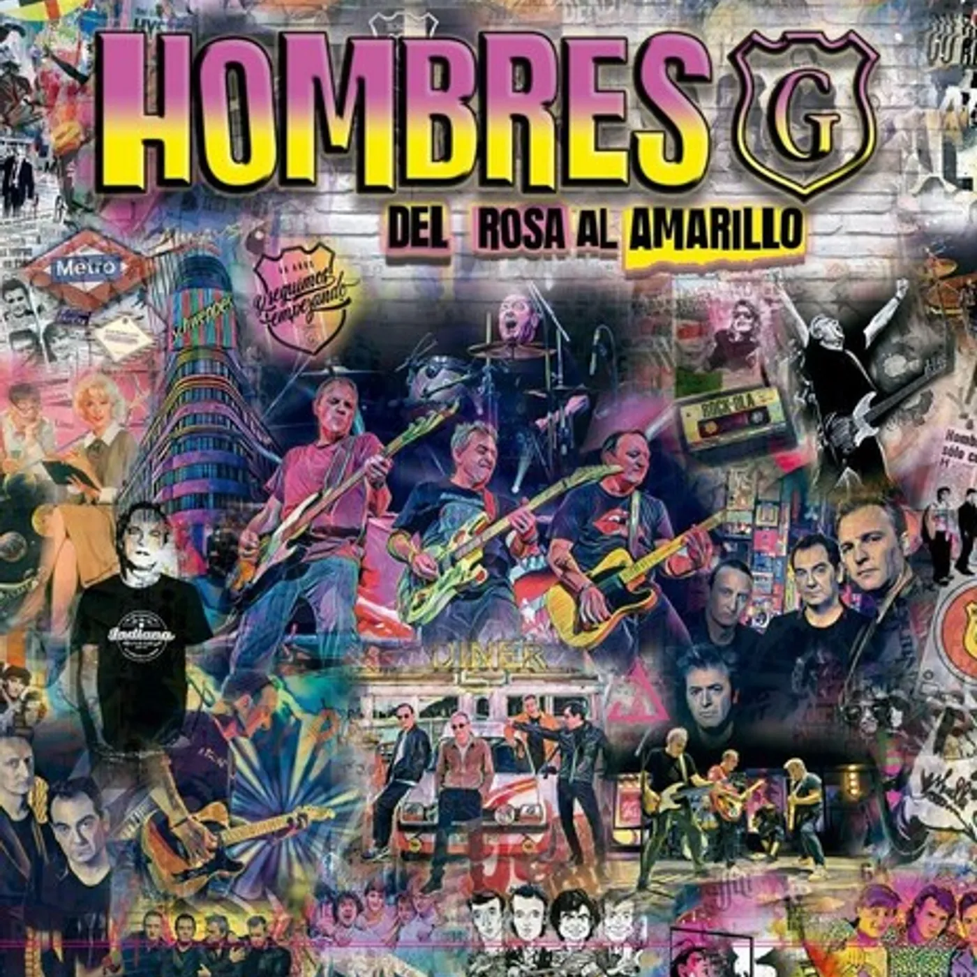 Hombres G Del Rosa Al Amarillo Vinyl Record