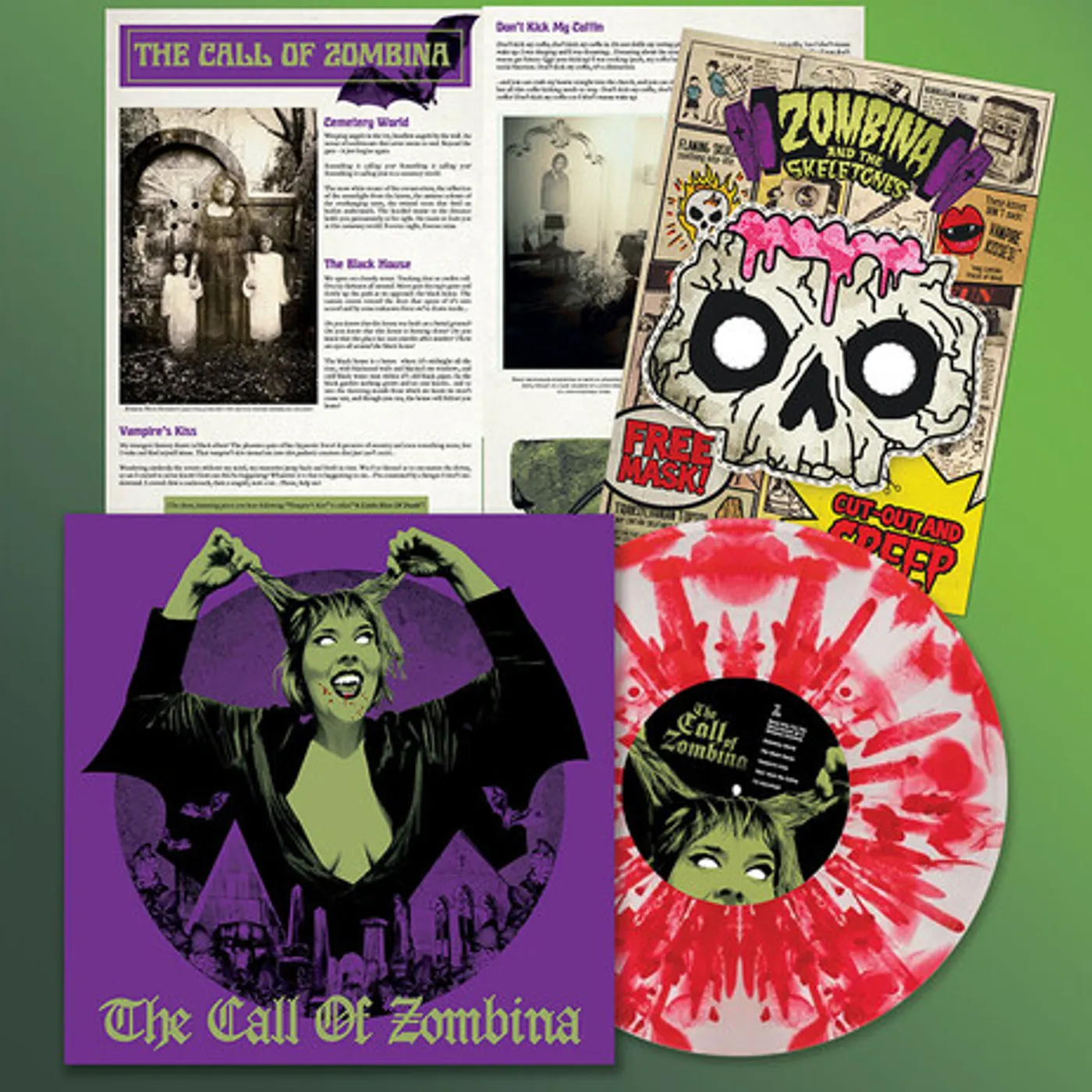 Zombina & The Skeletones CALL OF ZOMBINA Vinyl Record