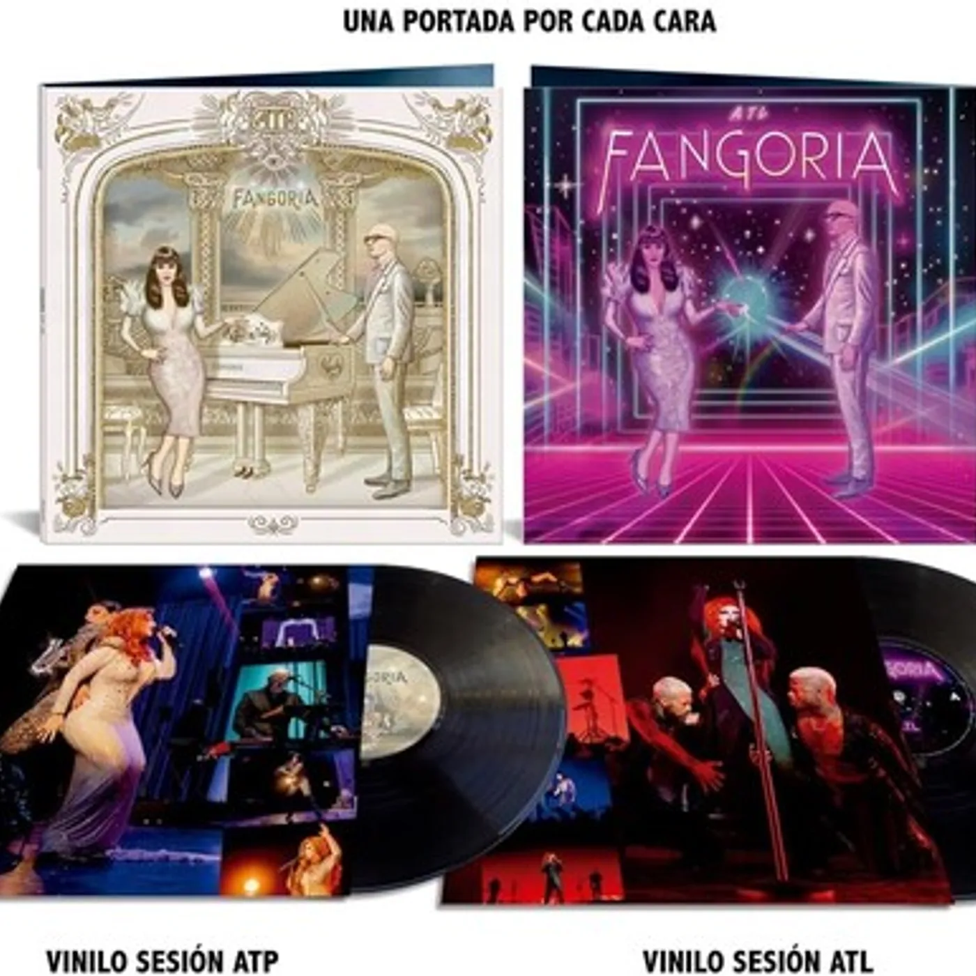 Fangoria ATP-ATL (A TODO PIANO-A TODO LASER) Vinyl Record