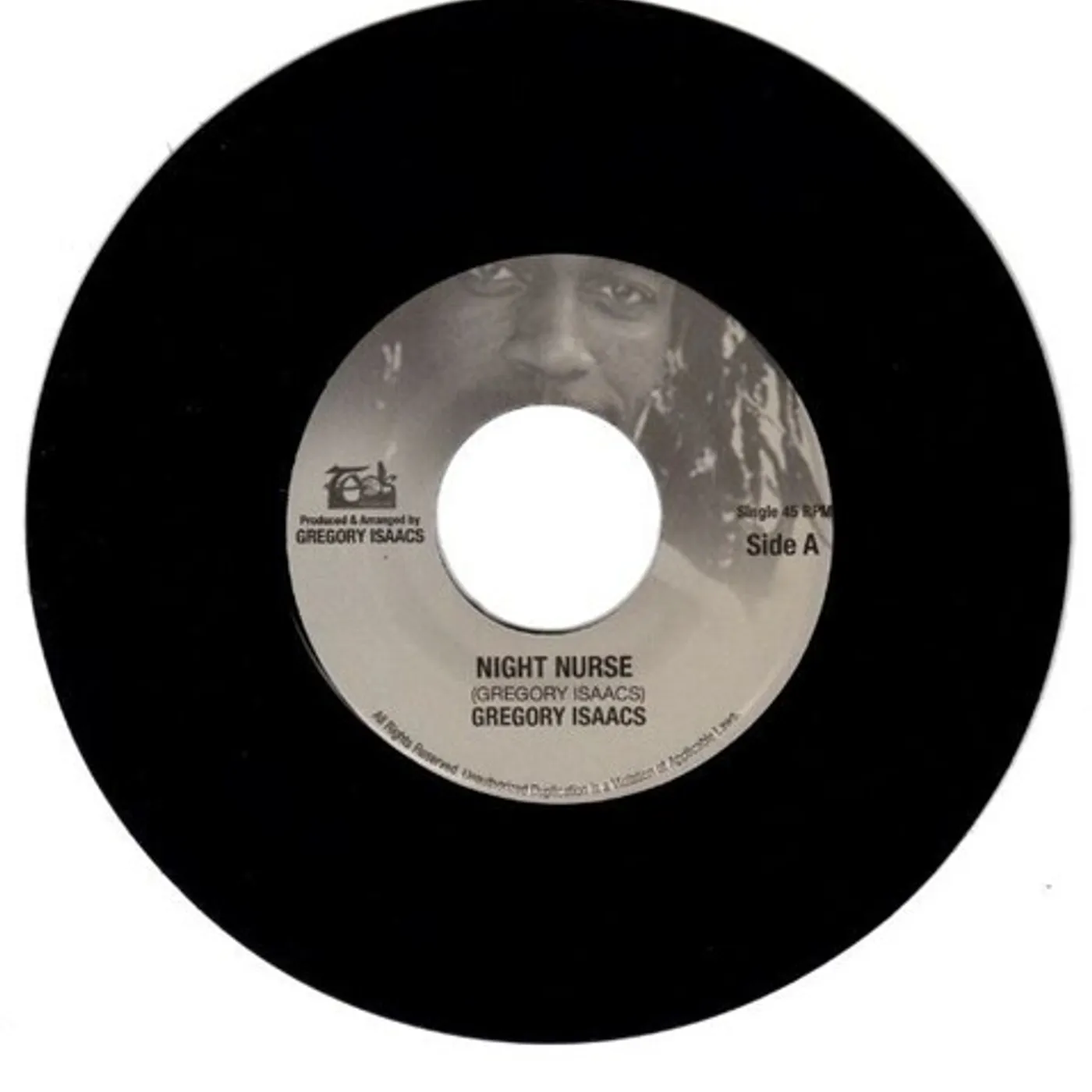 Gregory Isaacs SIDE: A NIGHT NURSE SIDE B: NIGHT NURSE DUB Vinyl Record
