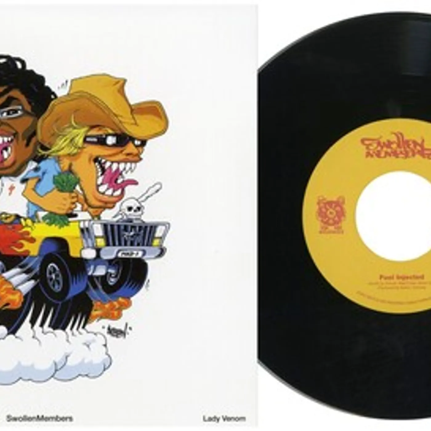 Swollen Members FUEL INJECTED / LADY VENOM Vinyl Record