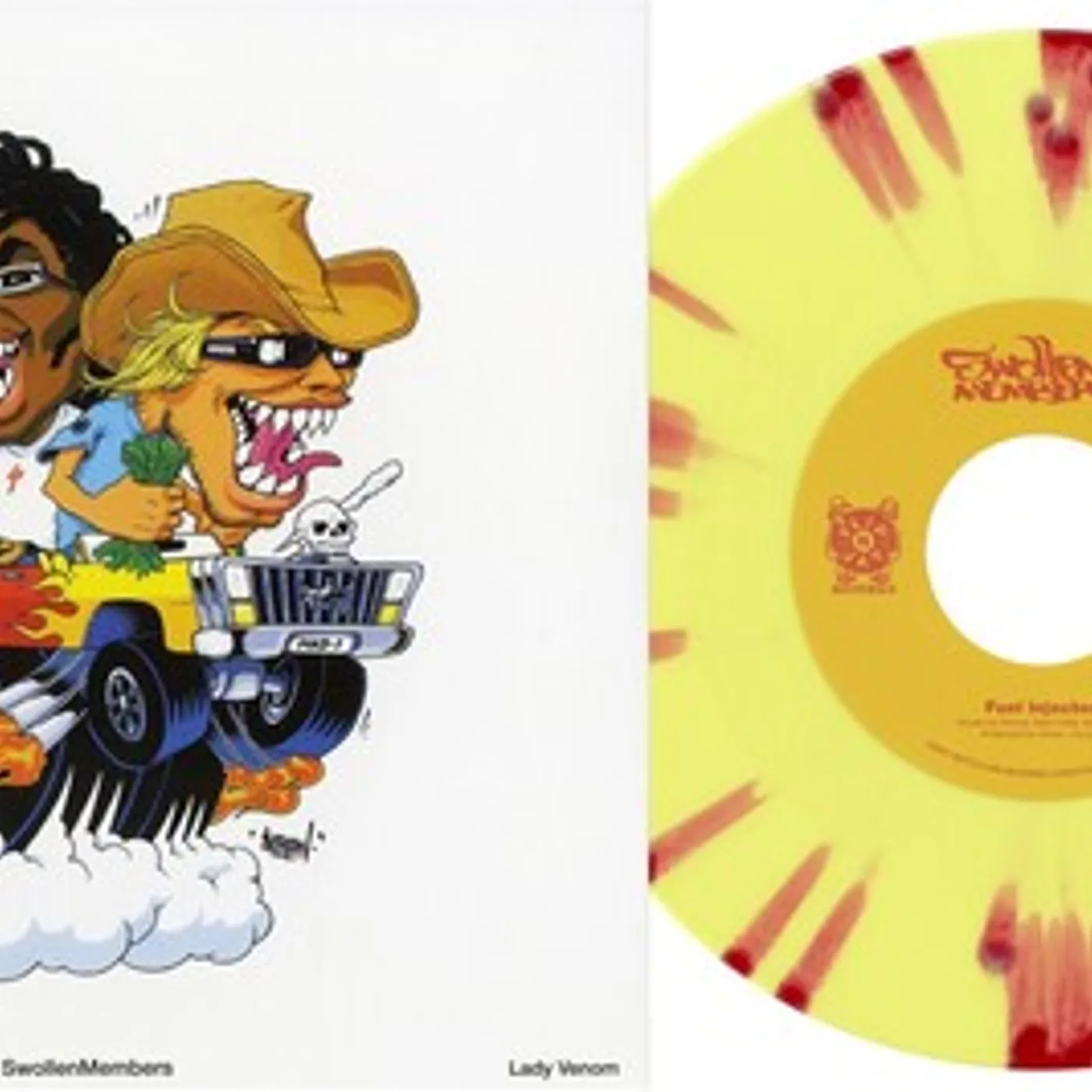 Swollen Members FUEL INJECTED / LADY VENOM Vinyl Record