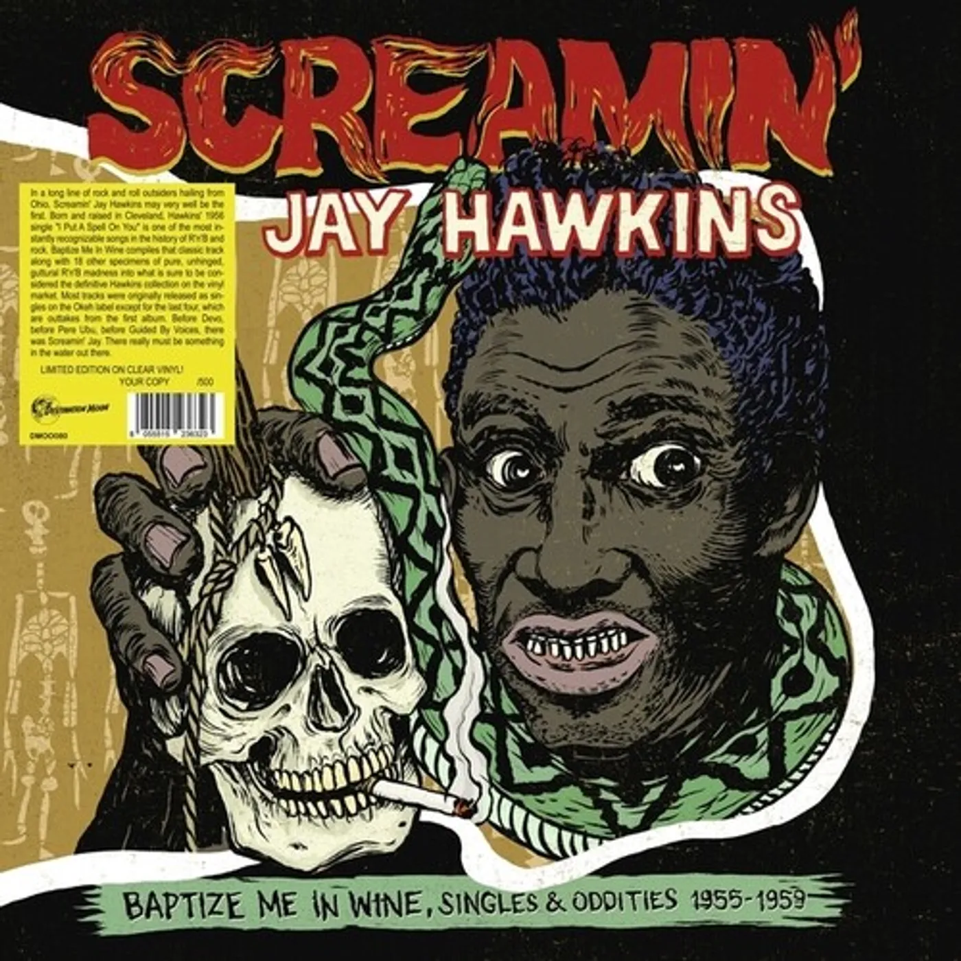 Screamin' Jay Hawkins BAPTIZE ME IN WINE SINGLES & ODDITIES 1955-1959 Vinyl Record