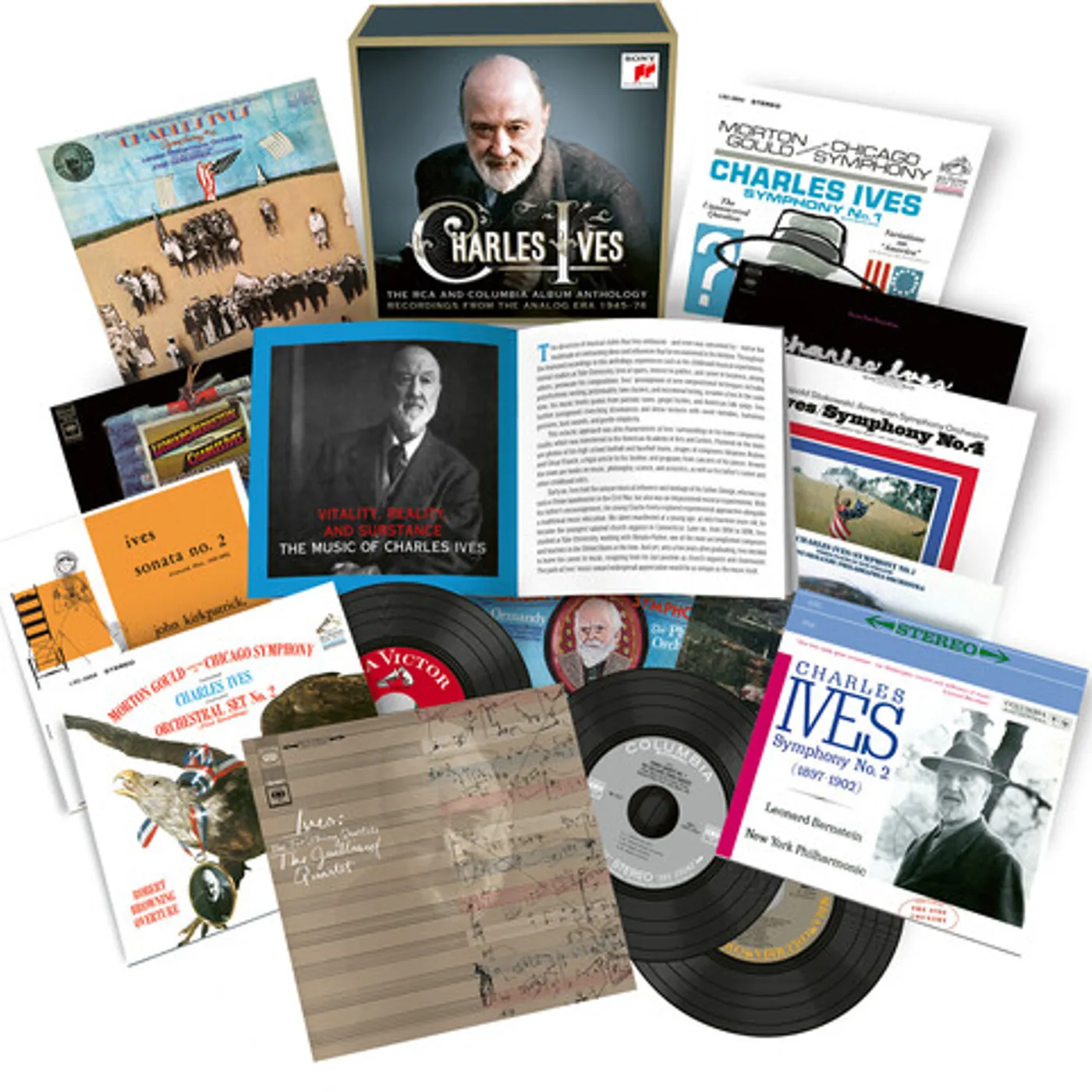 CHARLES IVES - THE RCA & COLUMBIA ALBUM ANTHOLOGY CD