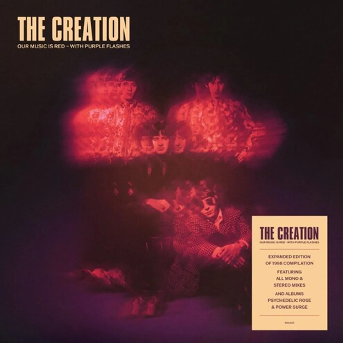 The Creation OUR MUSIC IS RED WITH PURPLE FLASHES CD
