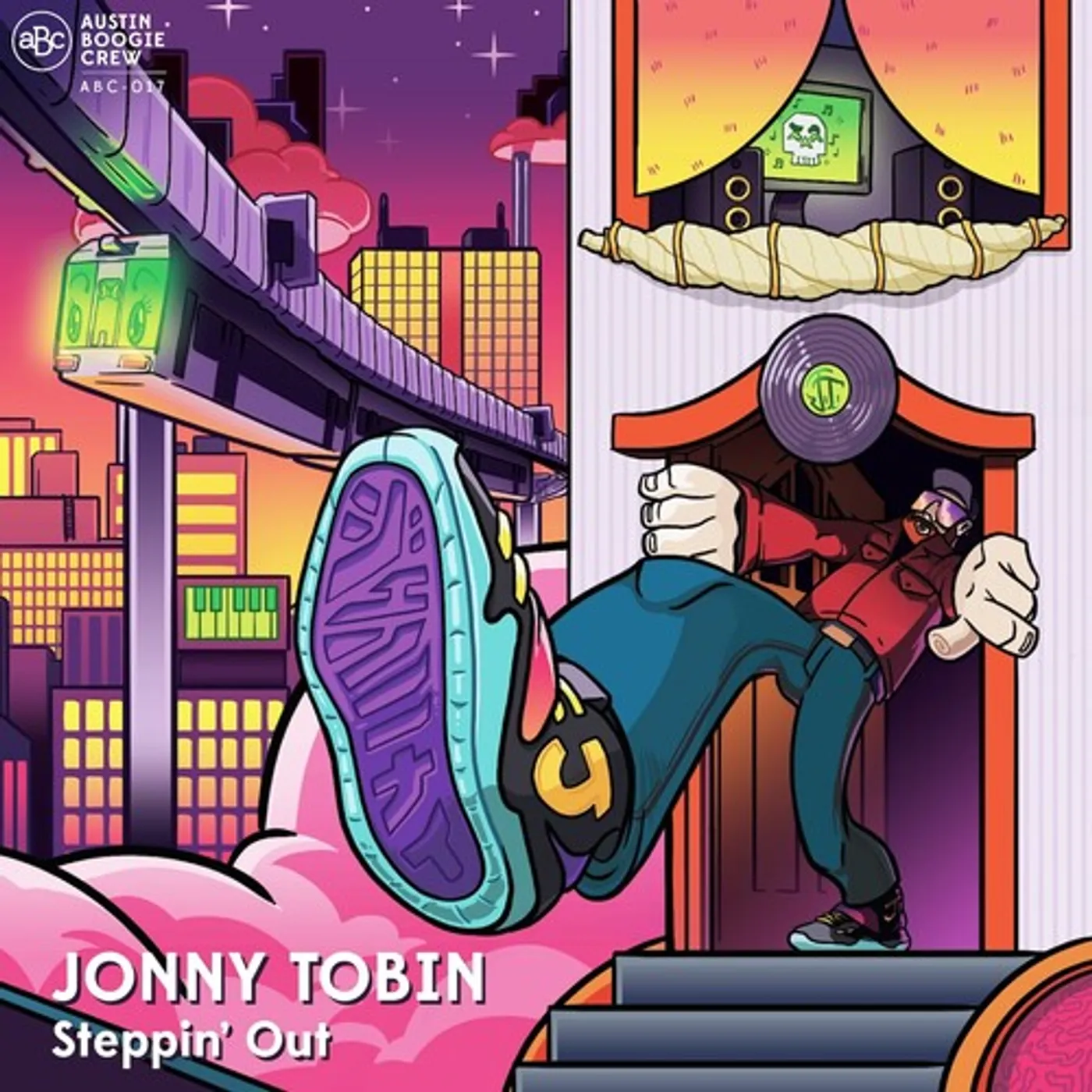 Jonny Tobin STEPPIN' OUT Vinyl Record
