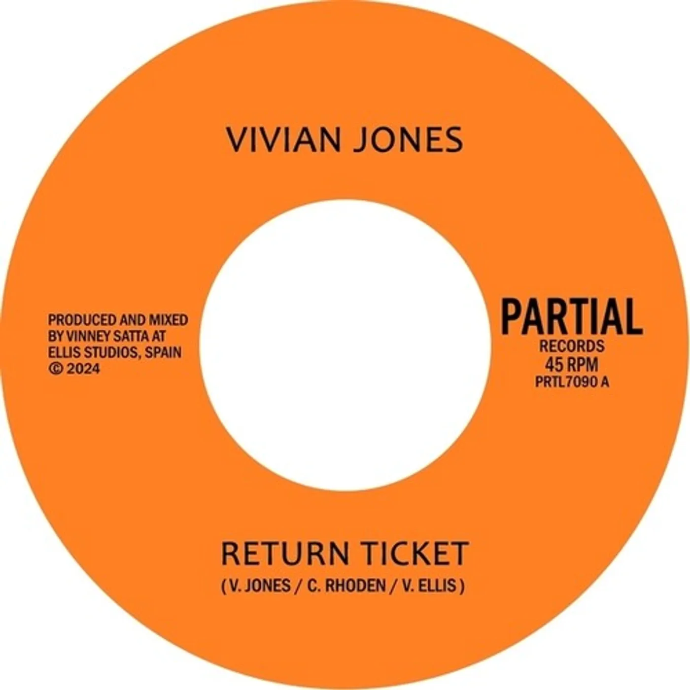 Vivian Jones RETURN TICKET Vinyl Record