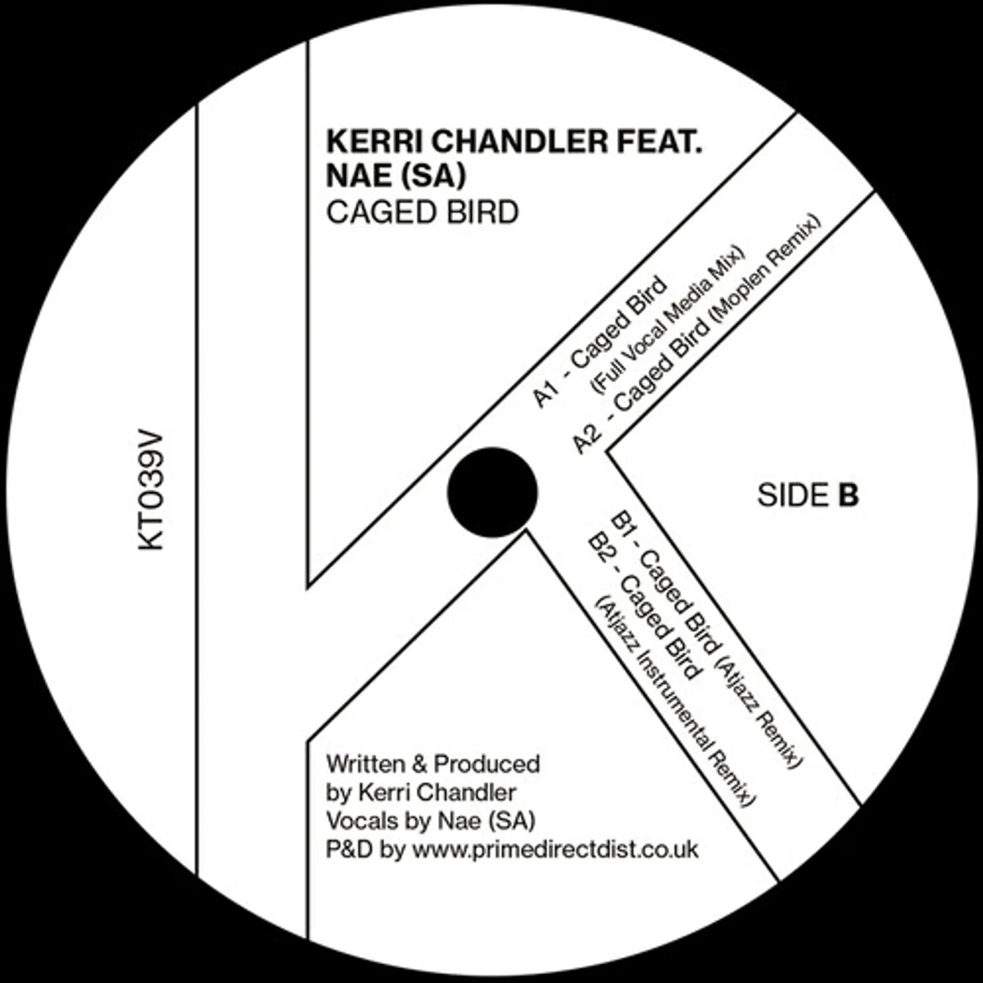 Kerri Chandler CAGED BIRD Vinyl Record