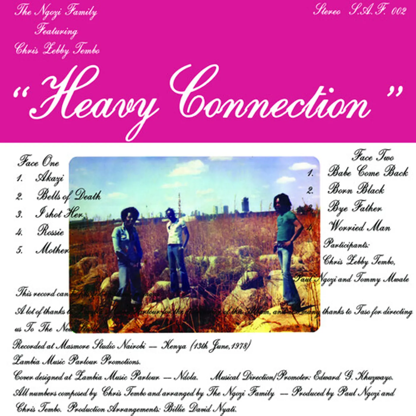 Ngozi Family HEAVY CONNECTION Vinyl Record