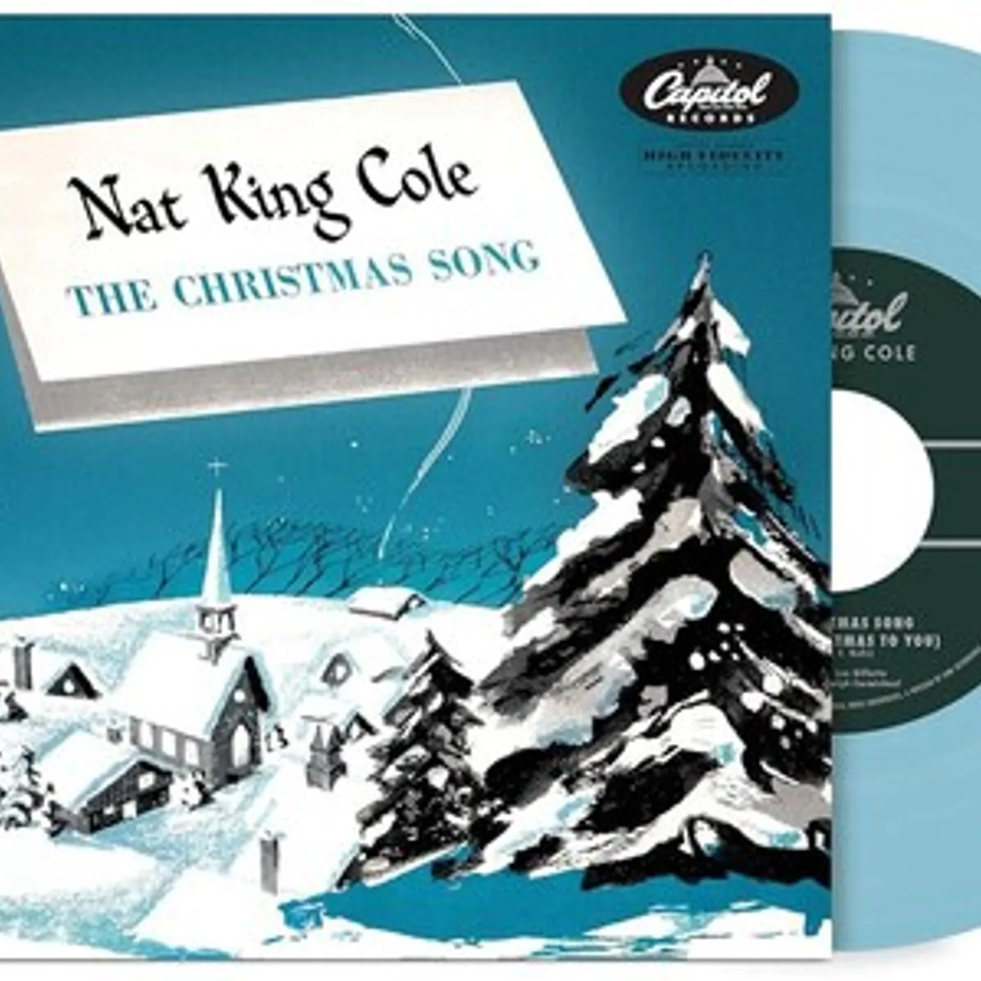 Nat King Cole Christmas Song (Baby Blue) Vinyl Record
