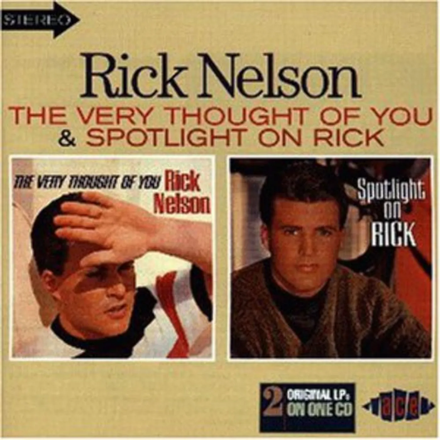 Ricky Nelson VERY THOUGHT OF YOU / SPOTLITE ON RICK CD
