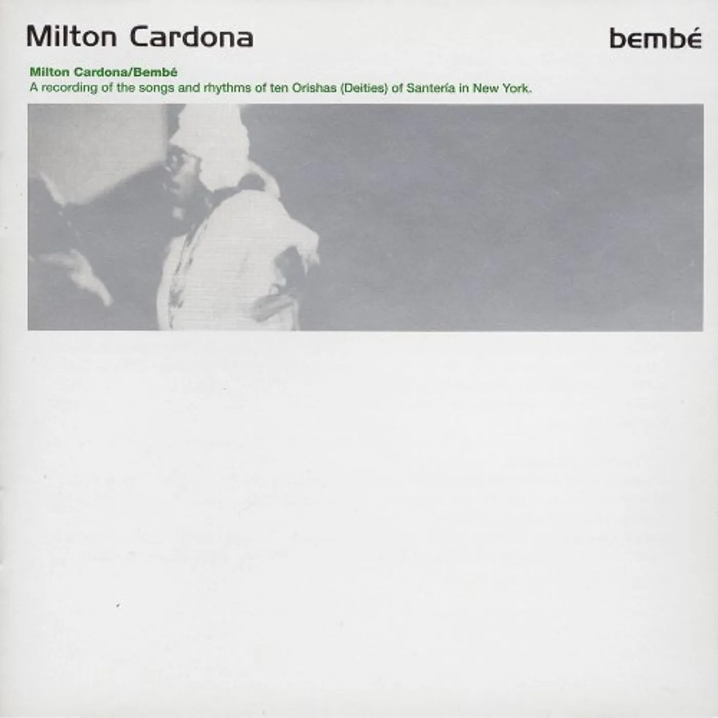Milton Cardona BEMBE CD