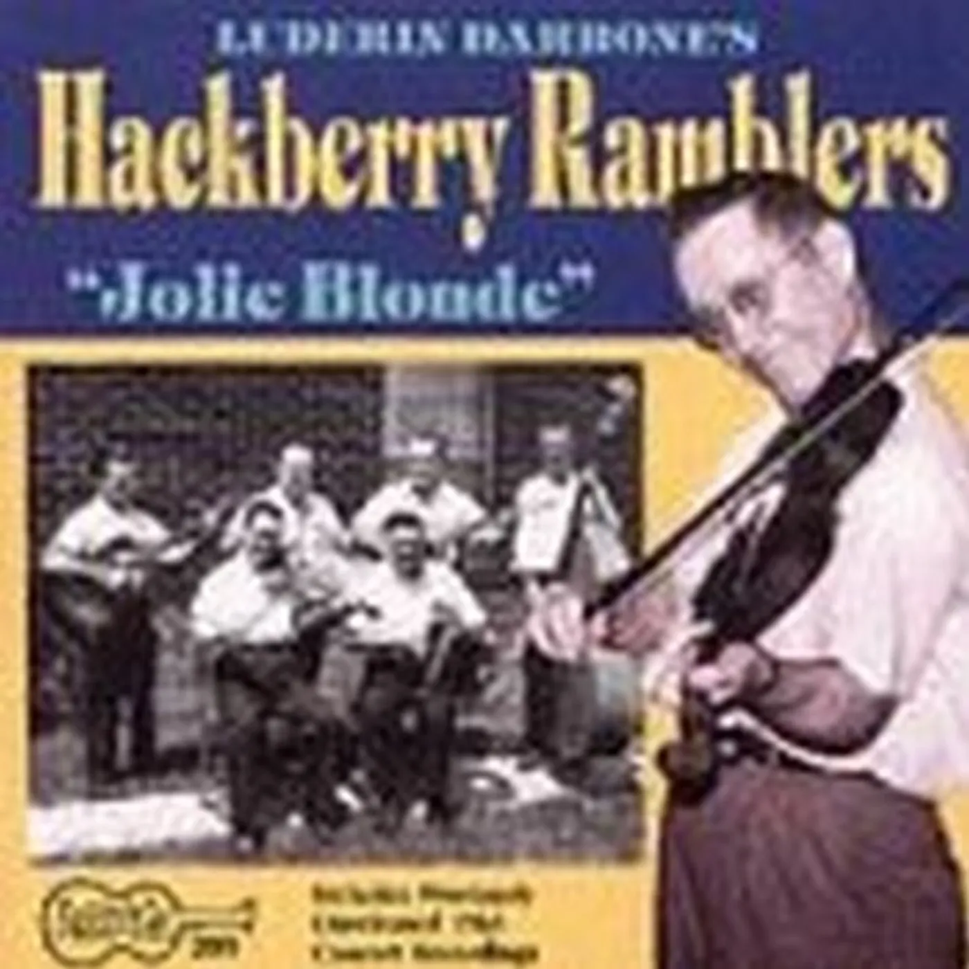 Hackberry Ramblers JOLIE BLONDE CD