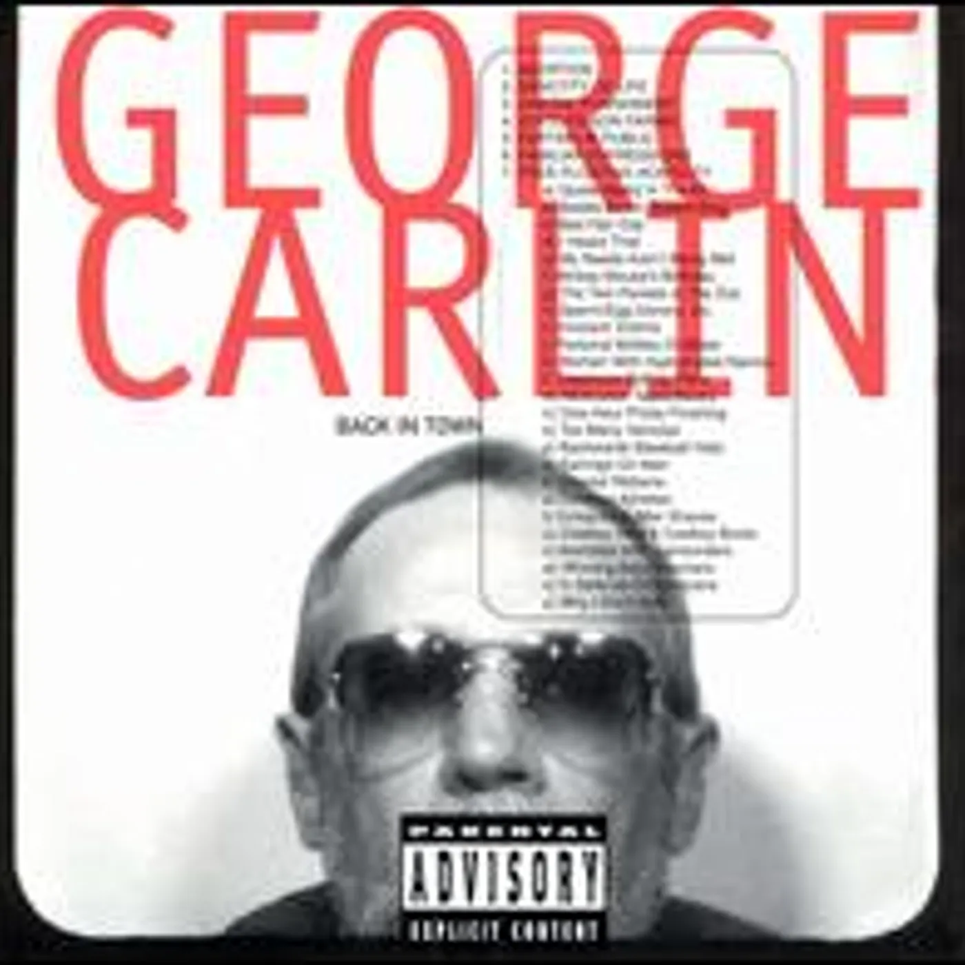 George Carlin BACK IN TOWN CD