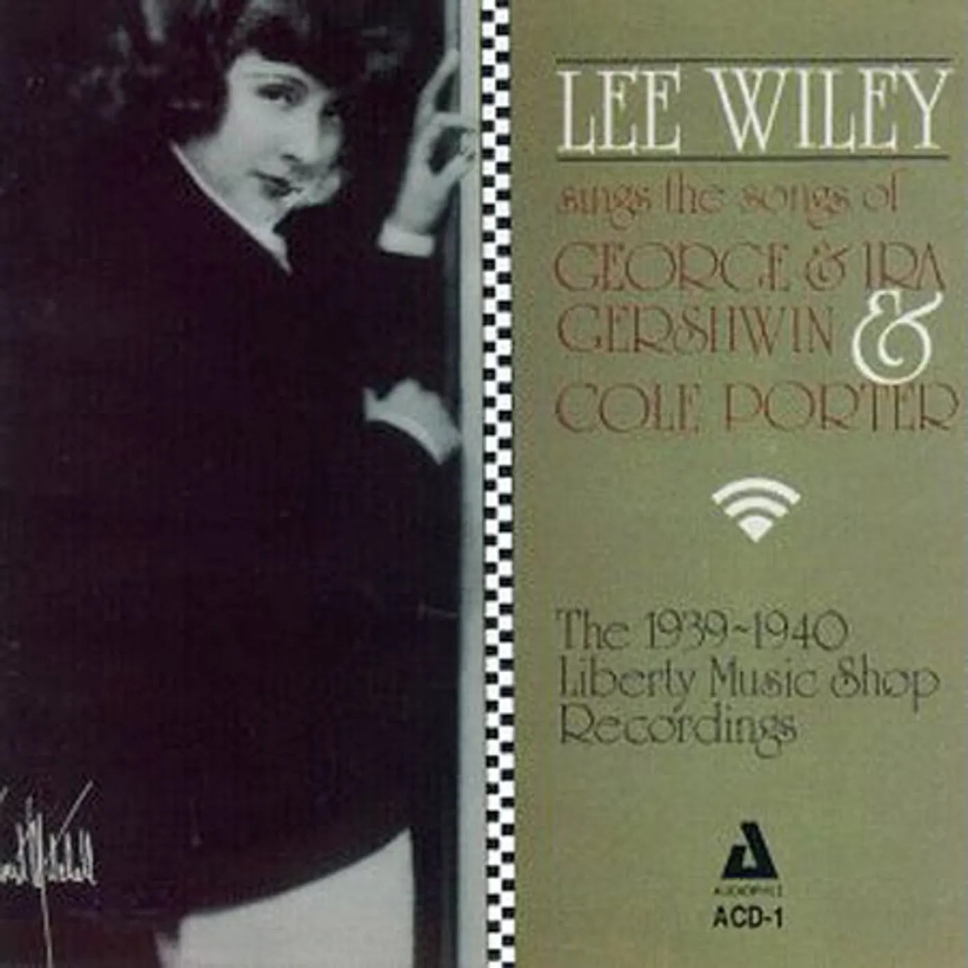 Lee Wiley SINGS IRA & GEORGE GERSHWIN & COLE PORTER CD