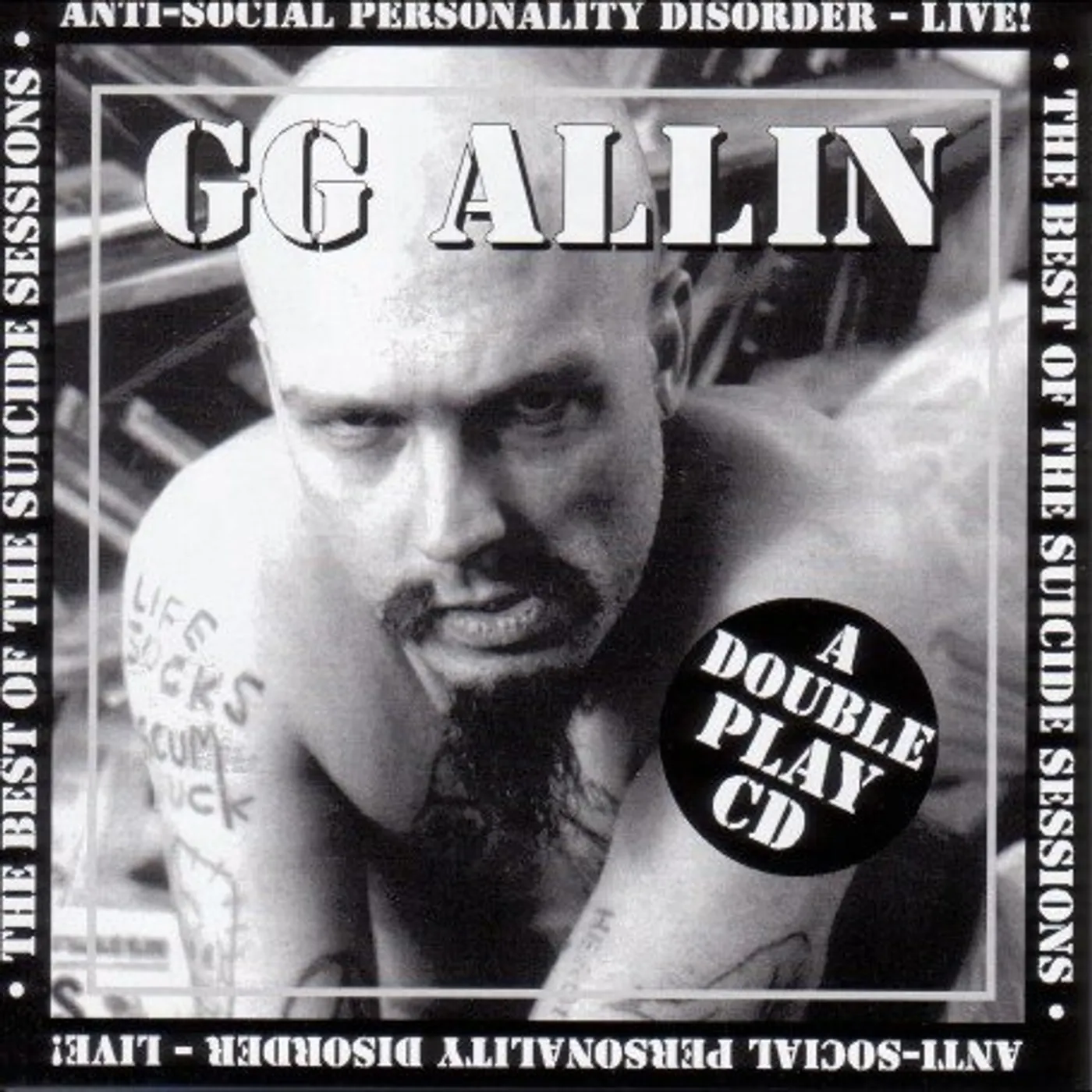 GG Allin SUICIDE SESSIONS / ANTI-SOCIAL CD