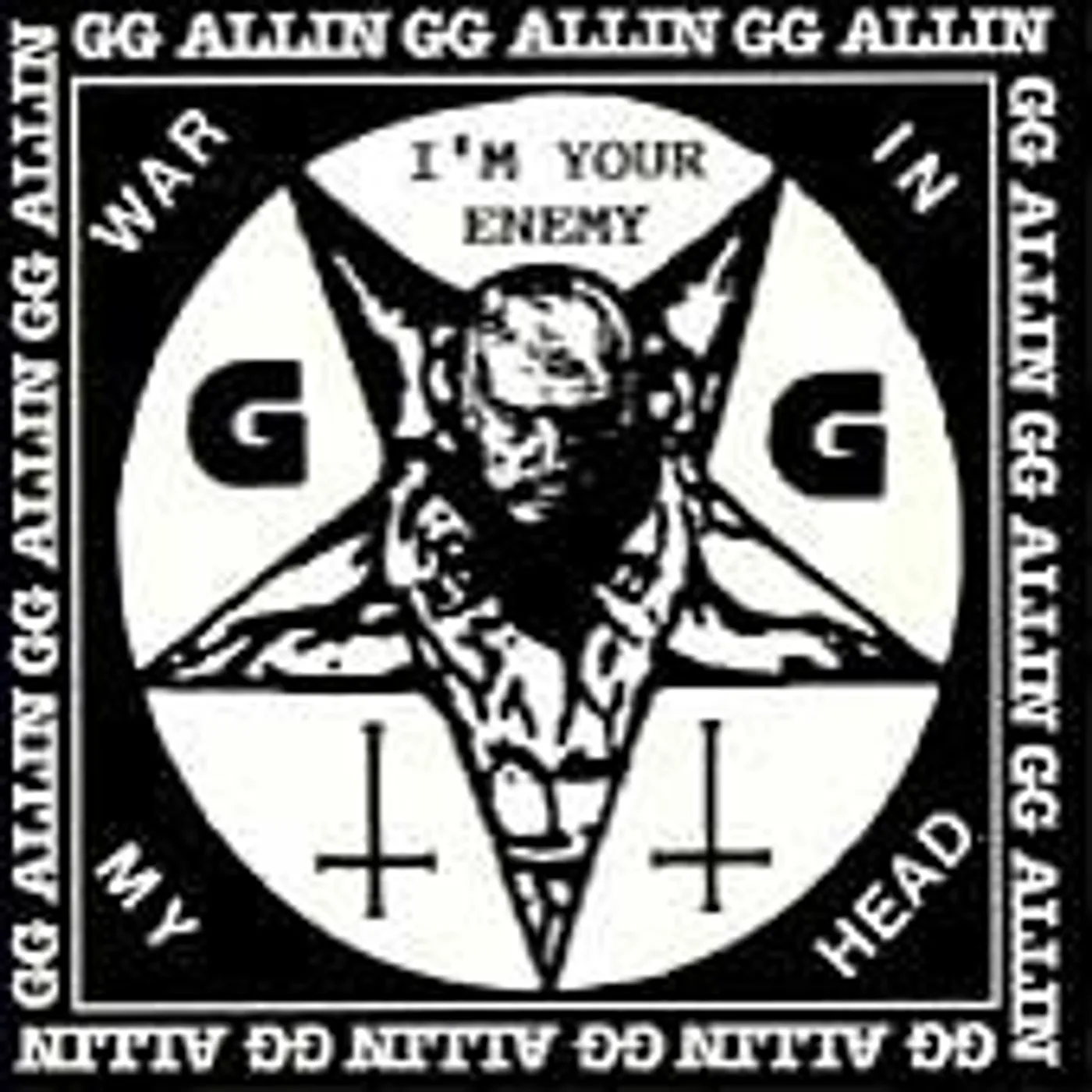 GG Allin I'M YOUR ENEMY / WAR IN MY HEAD CD