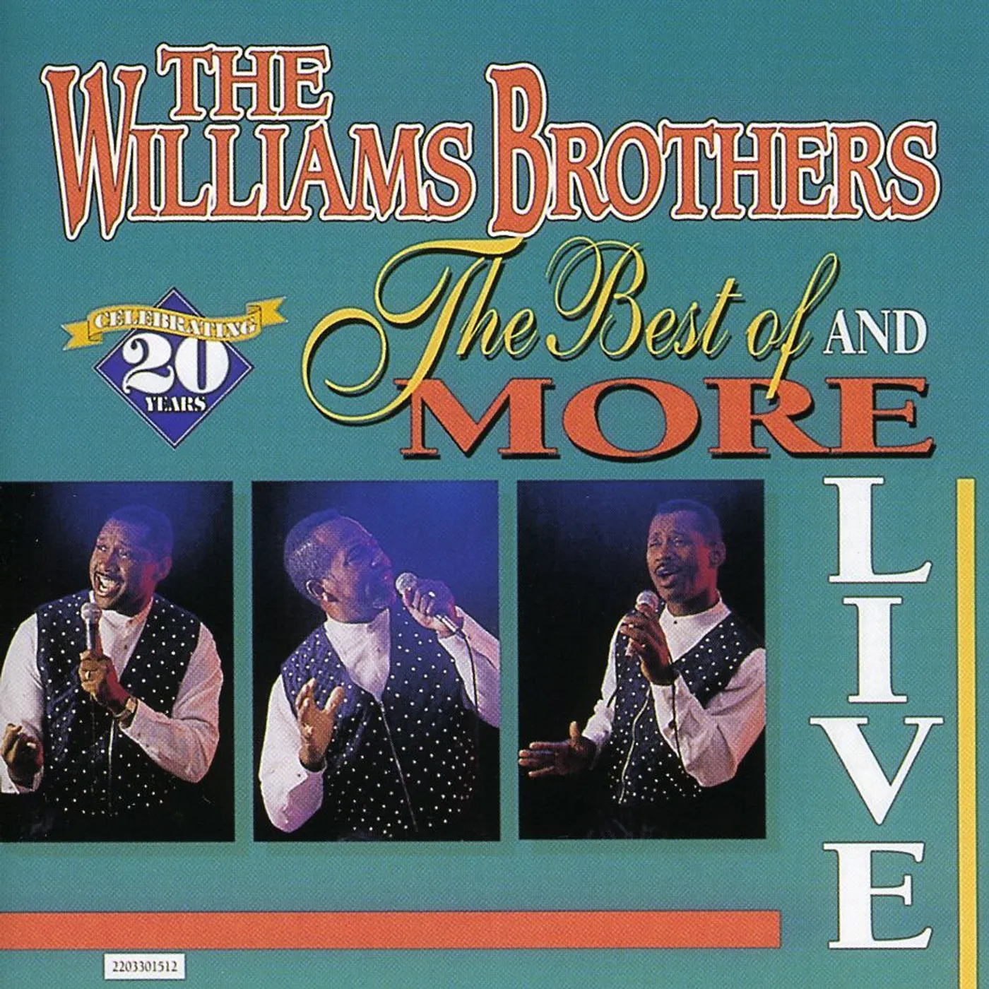 The Williams Brothers LIVE BEST OF & MORE CD