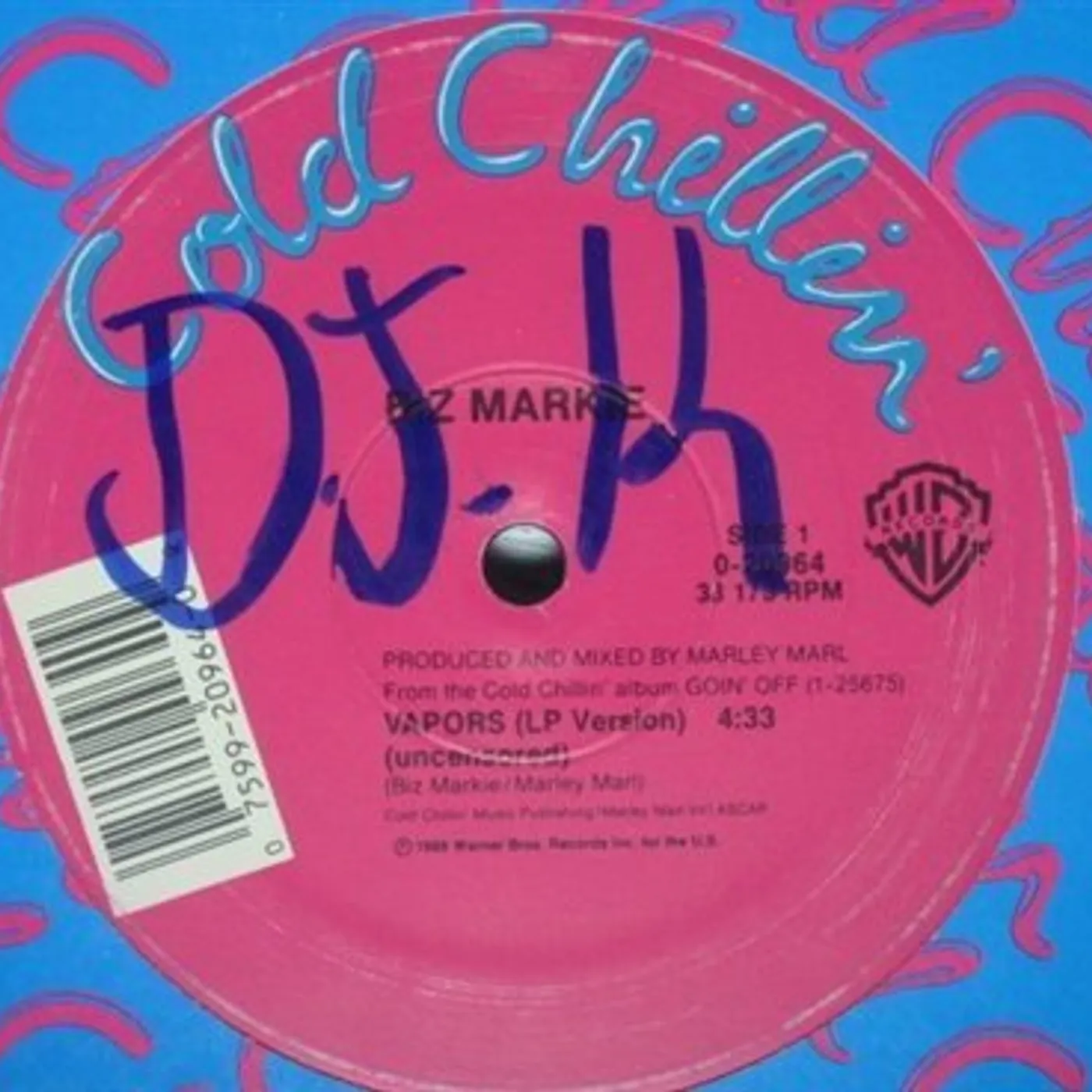 Biz Markie VAPORS / BAD BY MYSELF Vinyl Record