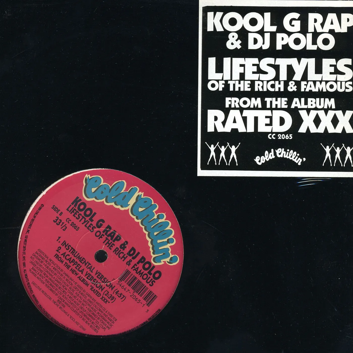 Kool G Rap & DJ Polo LIFESTYLES OF THE RICH & FAMOUS Vinyl Record