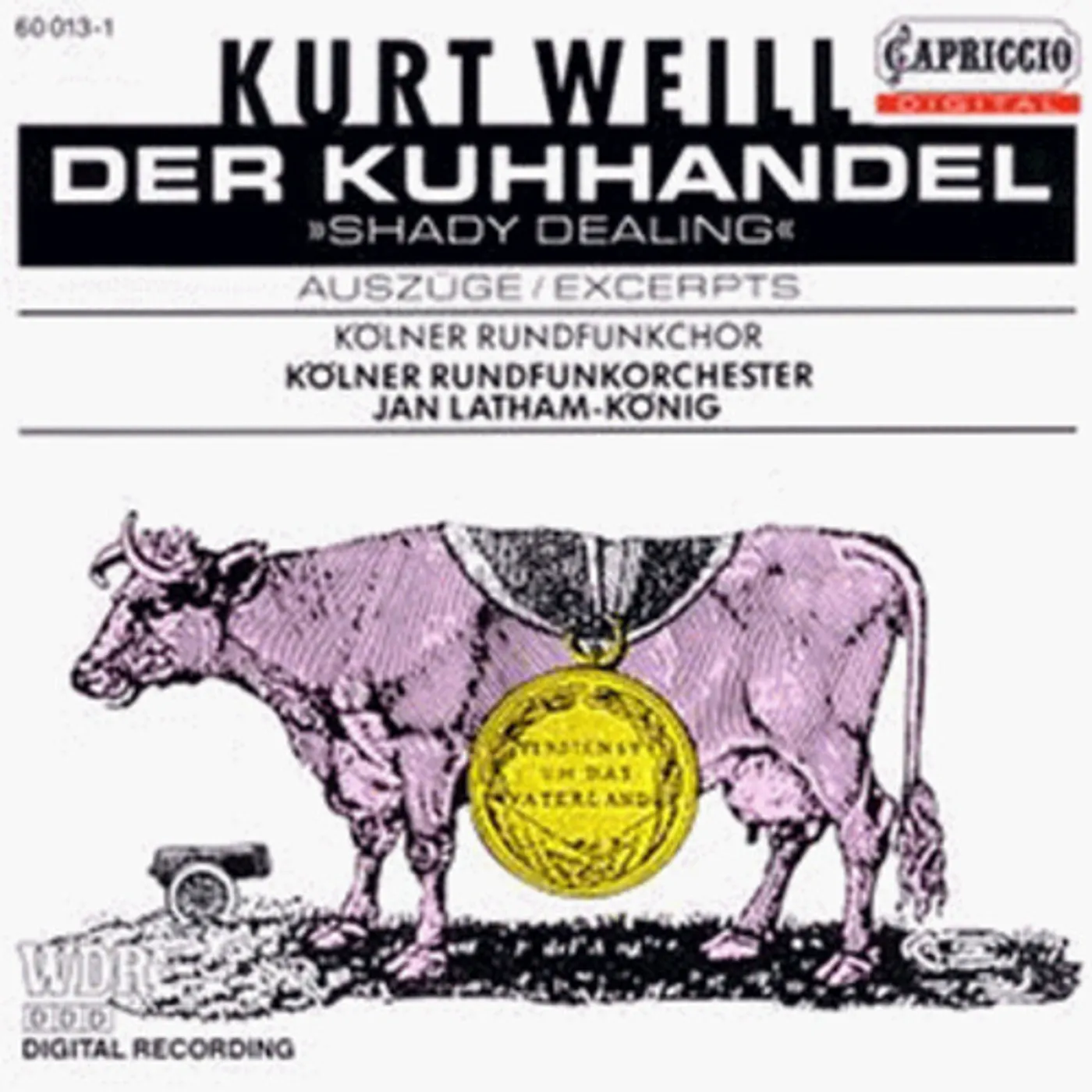 Weill DER KUHHANDEL CD