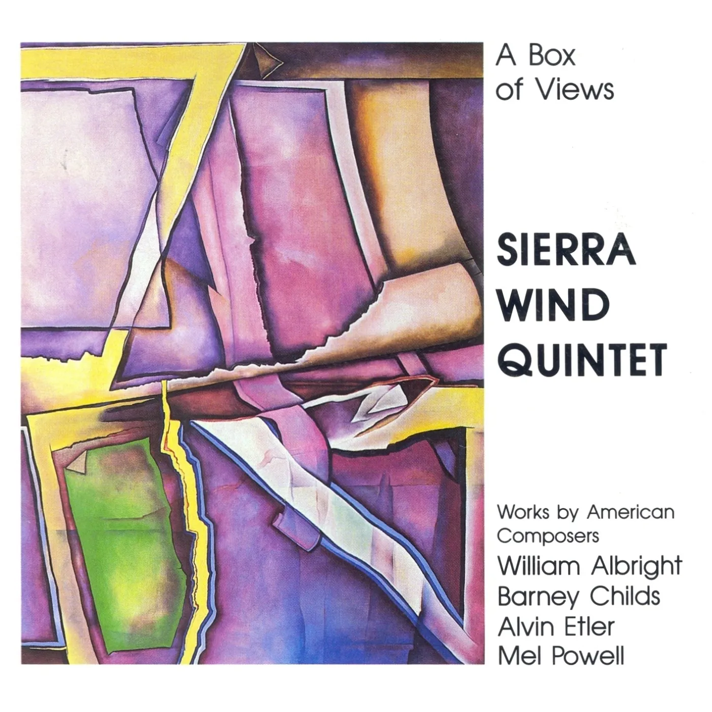 Sierra Wind Quintet BOX OF VIEWS (CHAMBER MUSIC) CD