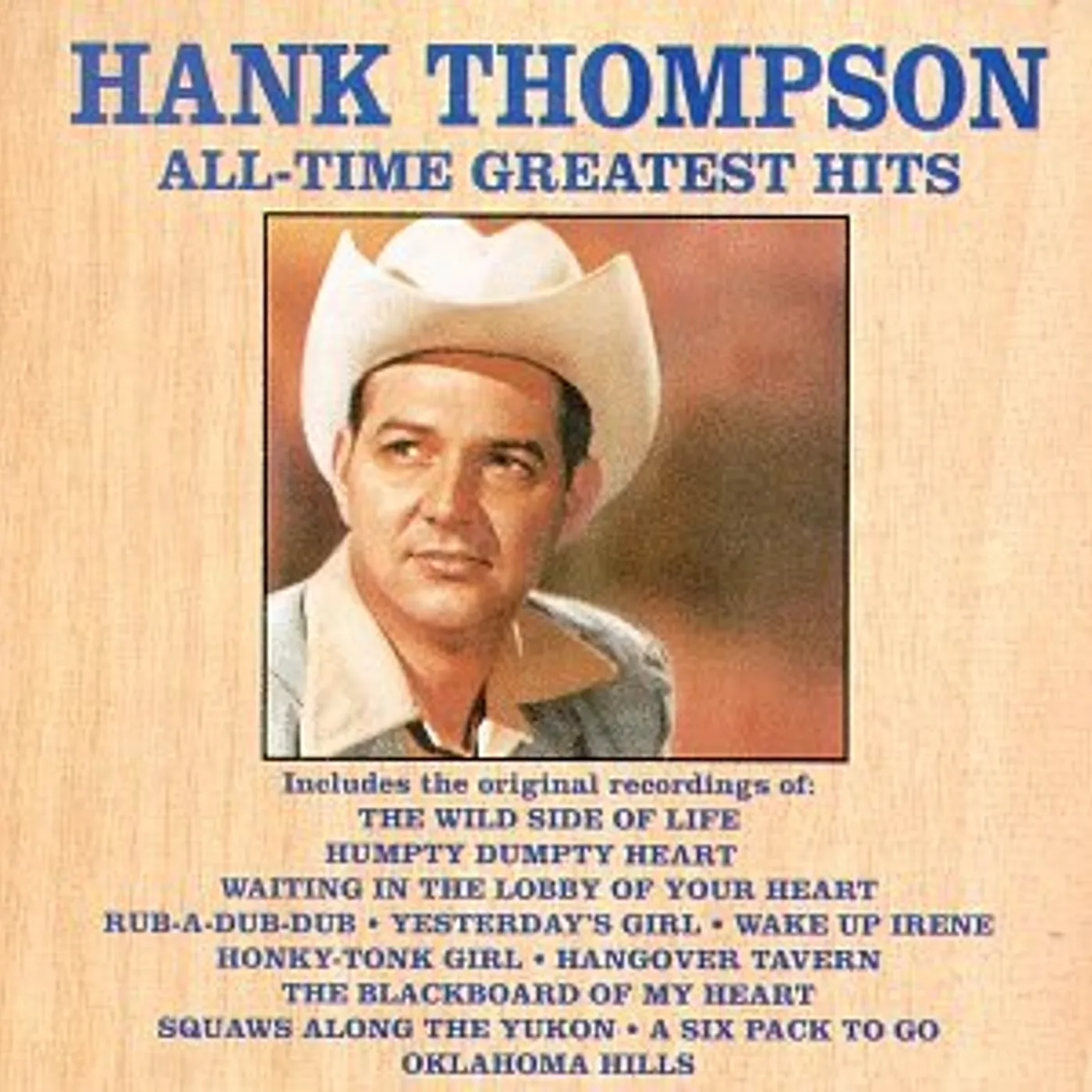 Hank Thompson GREATEST HITS CD
