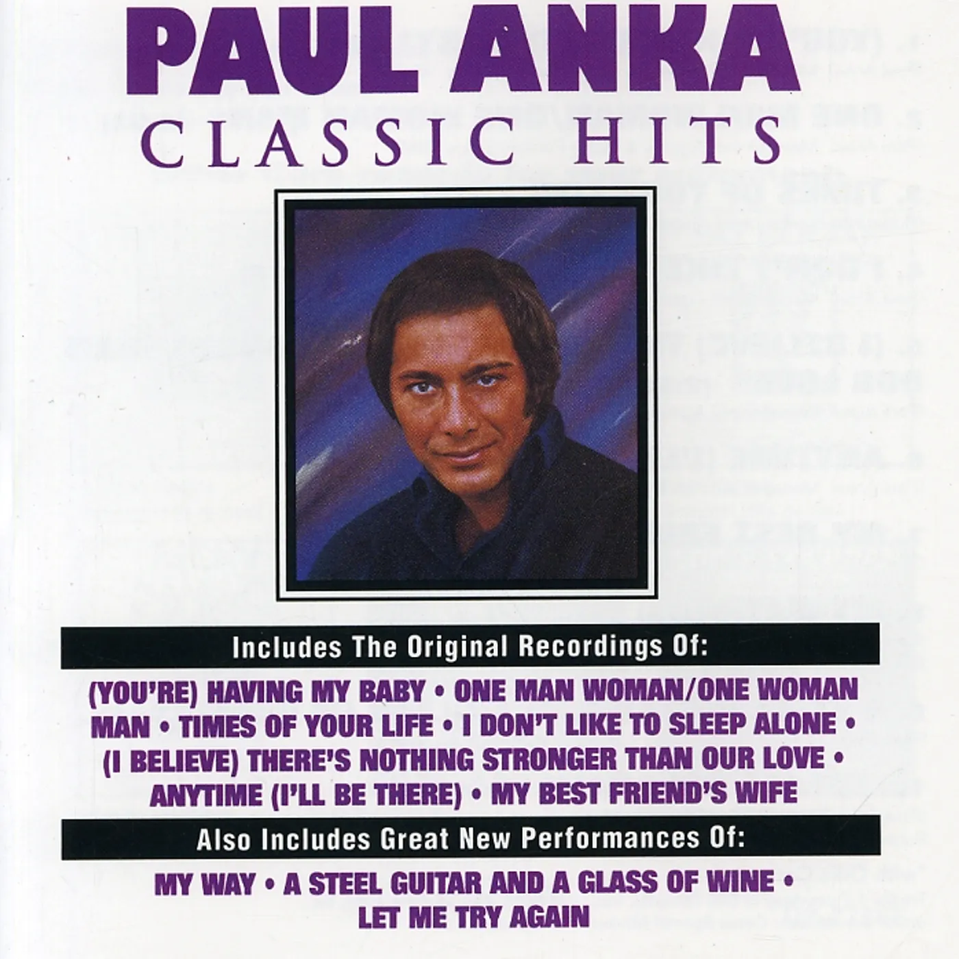 Paul Anka CLASSIC HITS CD