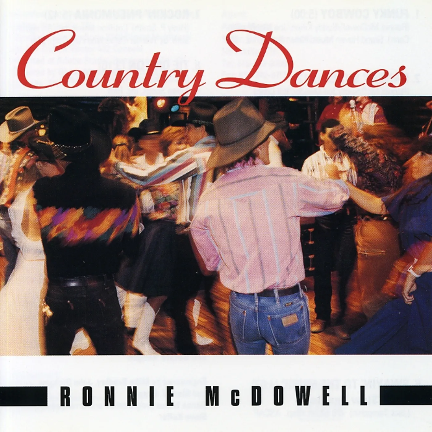 Ronnie McDowell COUNTRY DANCES CD