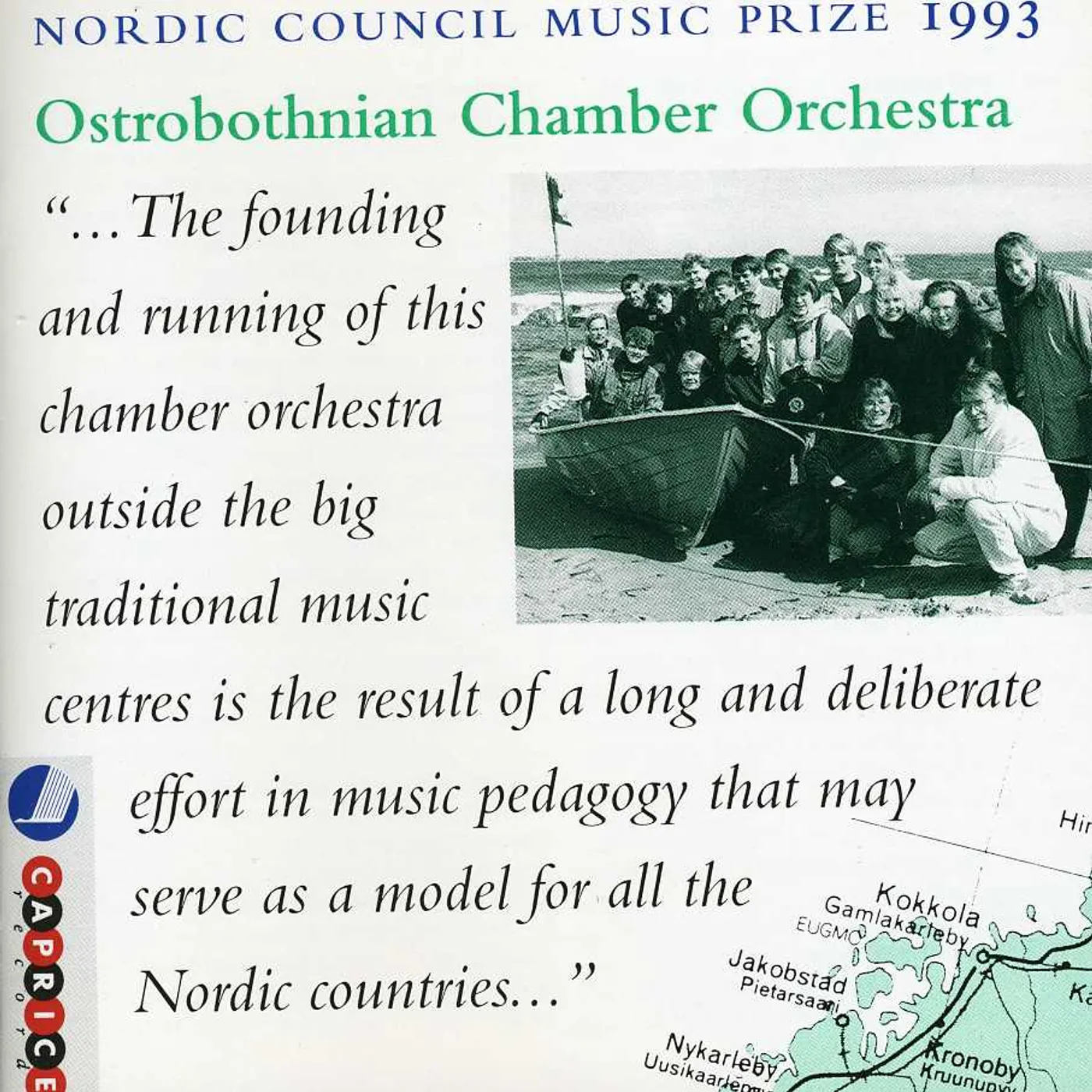 Ostrobothnian Chamber Orchestra NORDIC COUNCIL MUSIC PRIZE 1993 CD