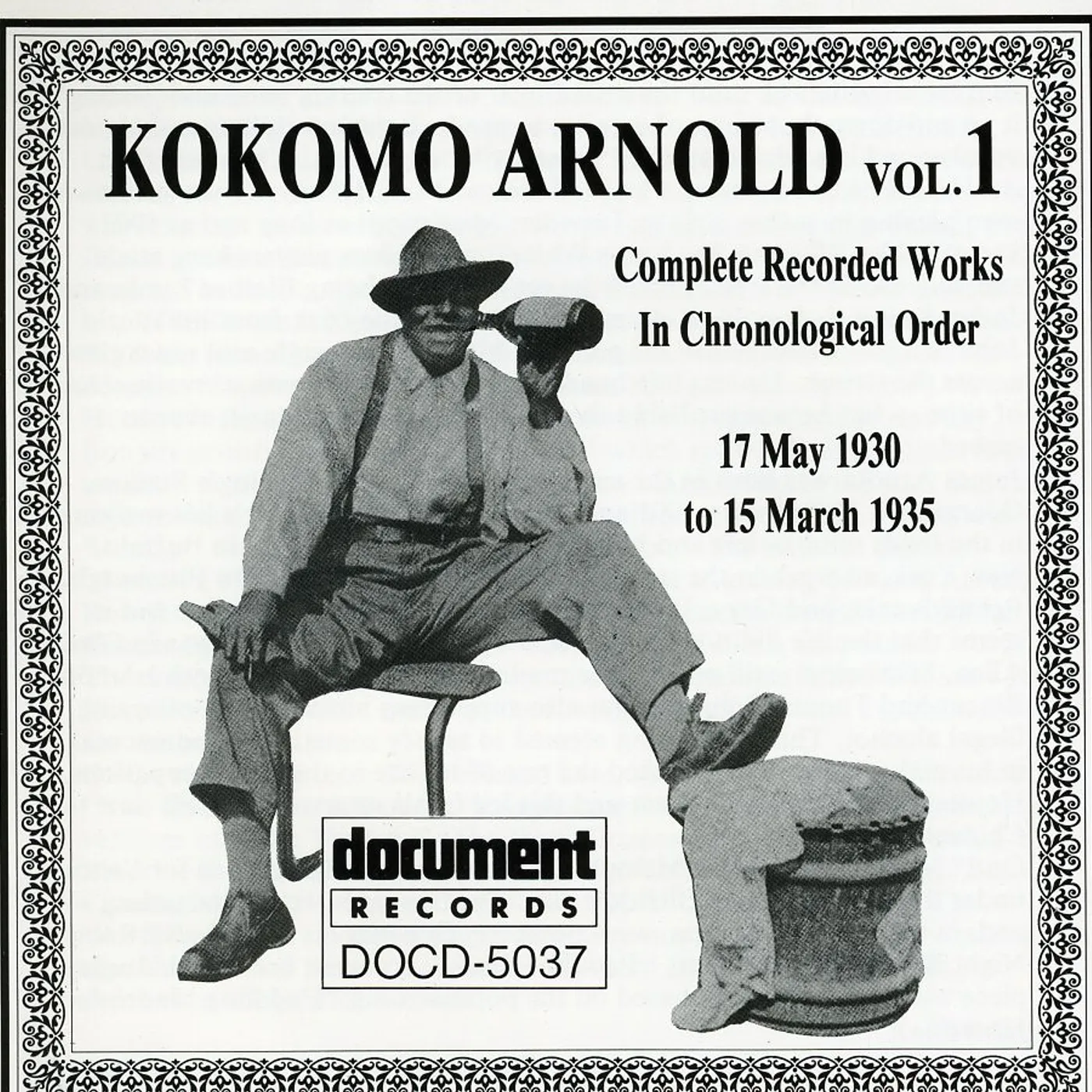 Kokomo Arnold COMPLETE RECORDINGS 1930-1938 VOL. 1 (1930-1935) CD