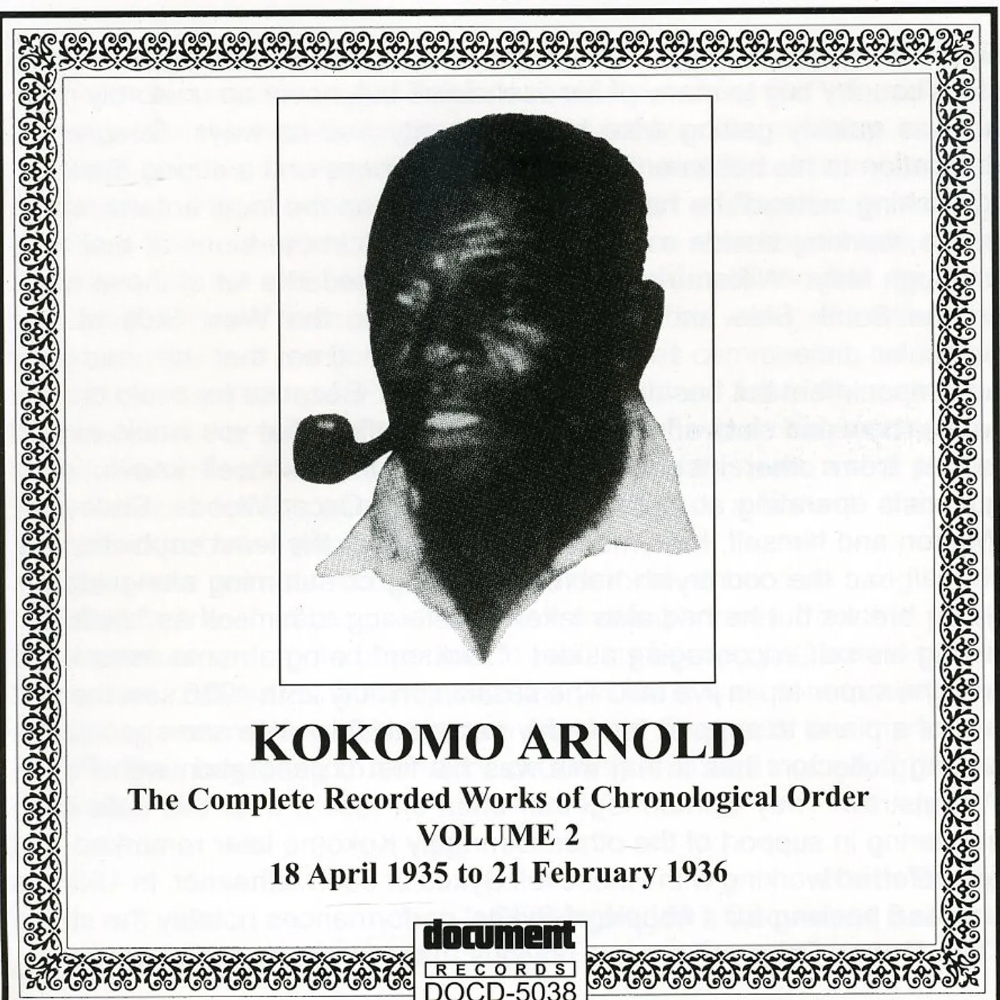 Kokomo Arnold COMPLETE RECORDINGS 1930-1938 VOL. 2 (1935-1936) CD
