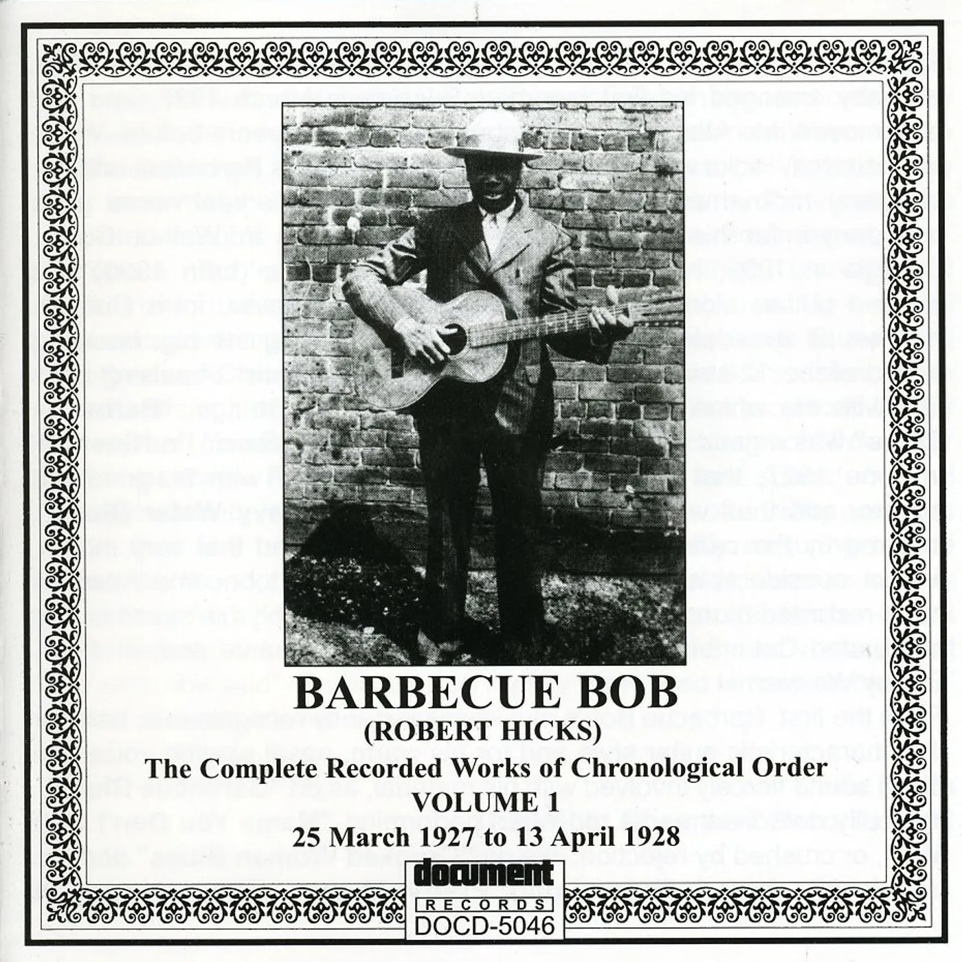 Barbecue Bob COMPLETE RECORDED WORKS 1927-1930 VOL. 1 CD