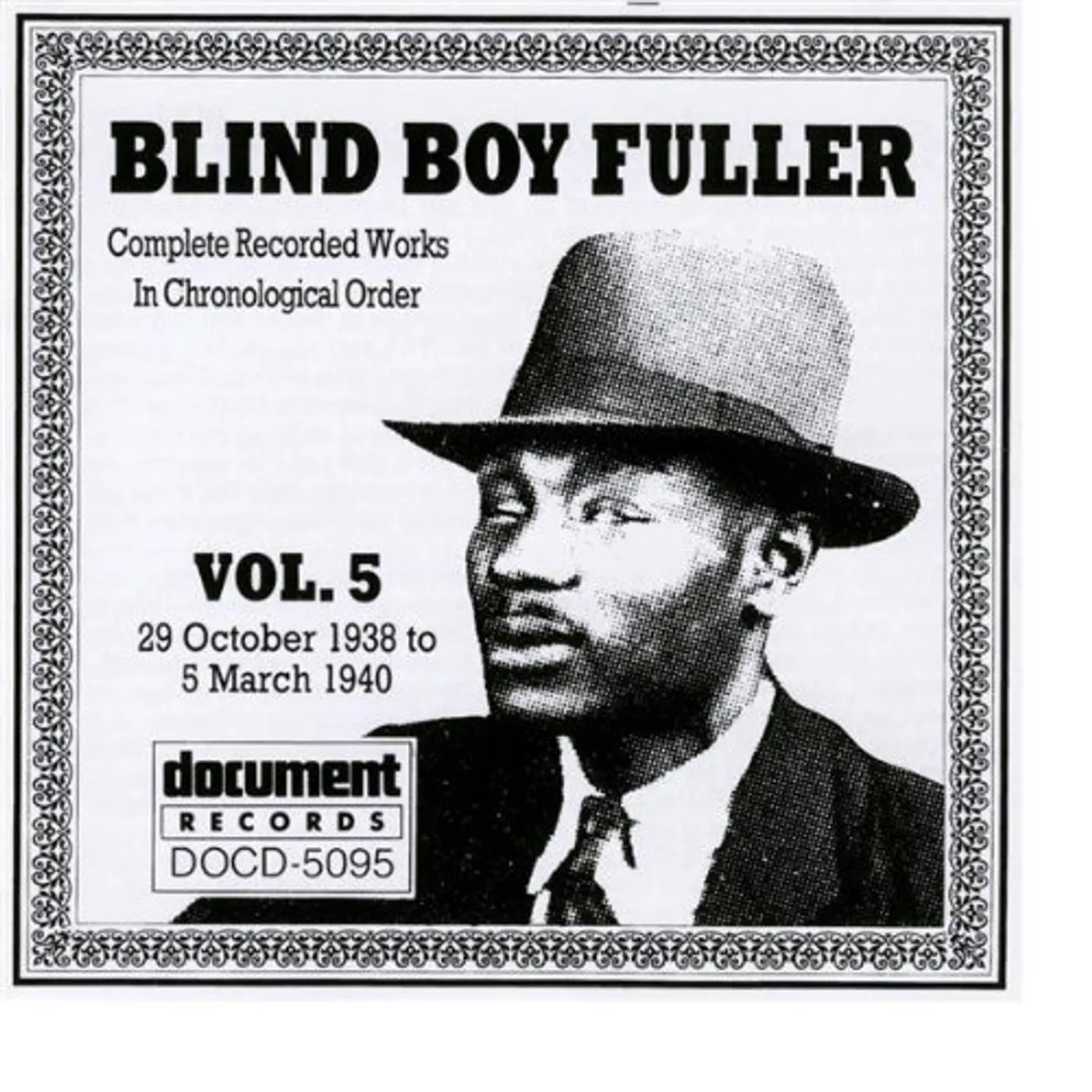 Blind Boy Fuller COMPLETE RECORDED WORKS 5 (1938-40) CD